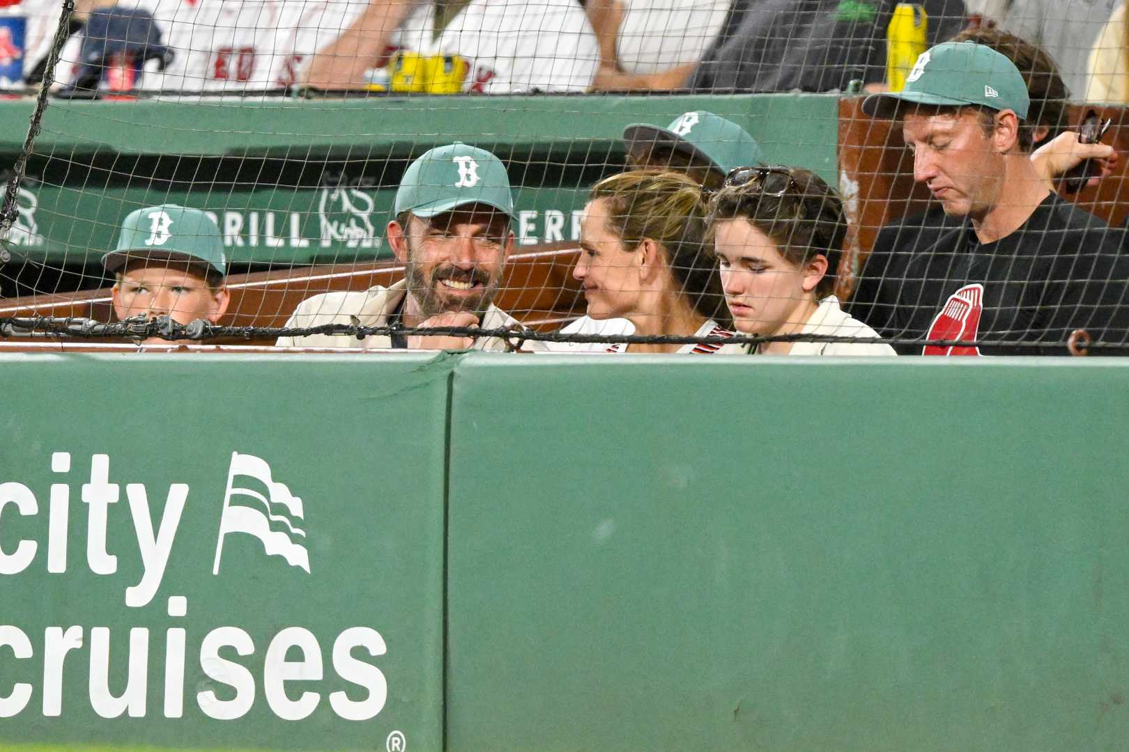 Ben Affleck Jennifer Garner Red Sox Game