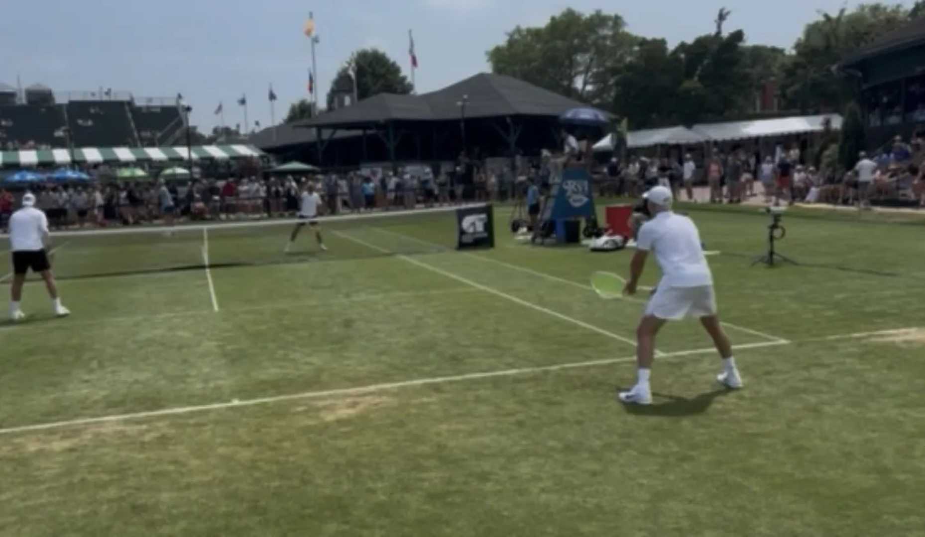 Bill Ackman Tennis Match July 2025