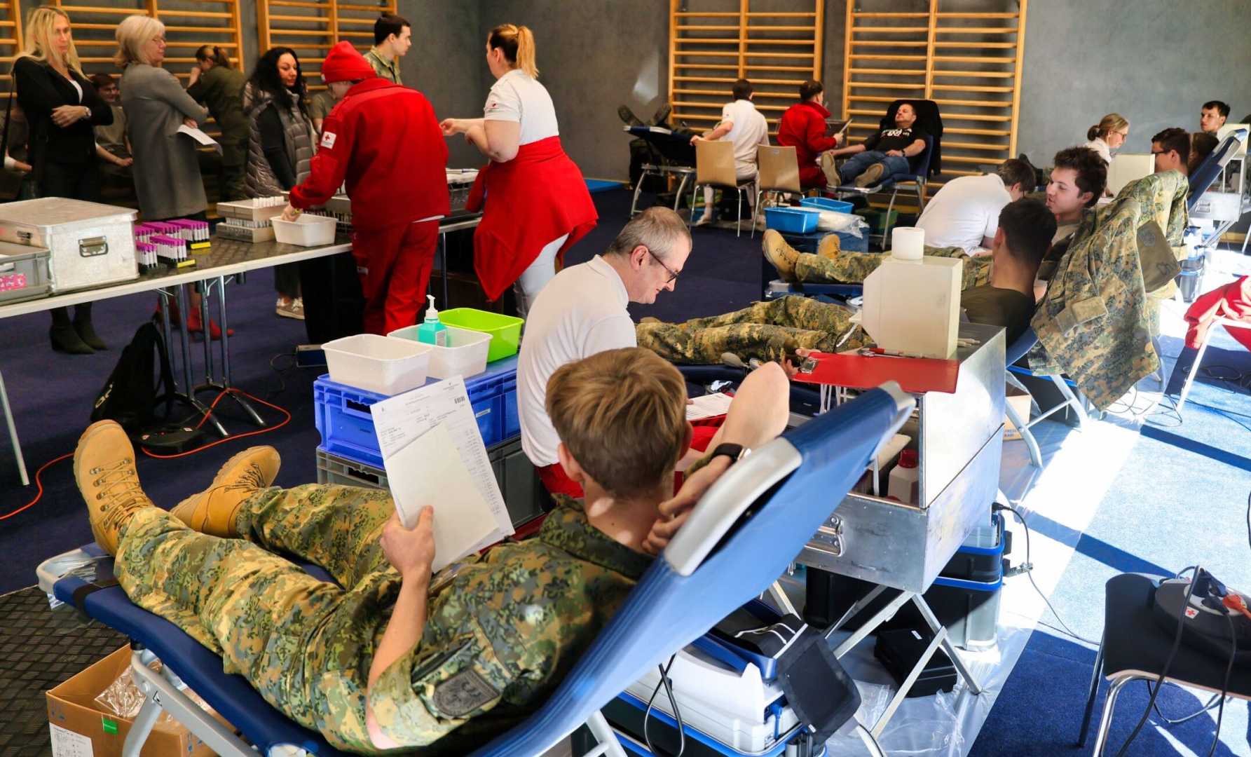 Blood Donation Drive In Salzburg Austria