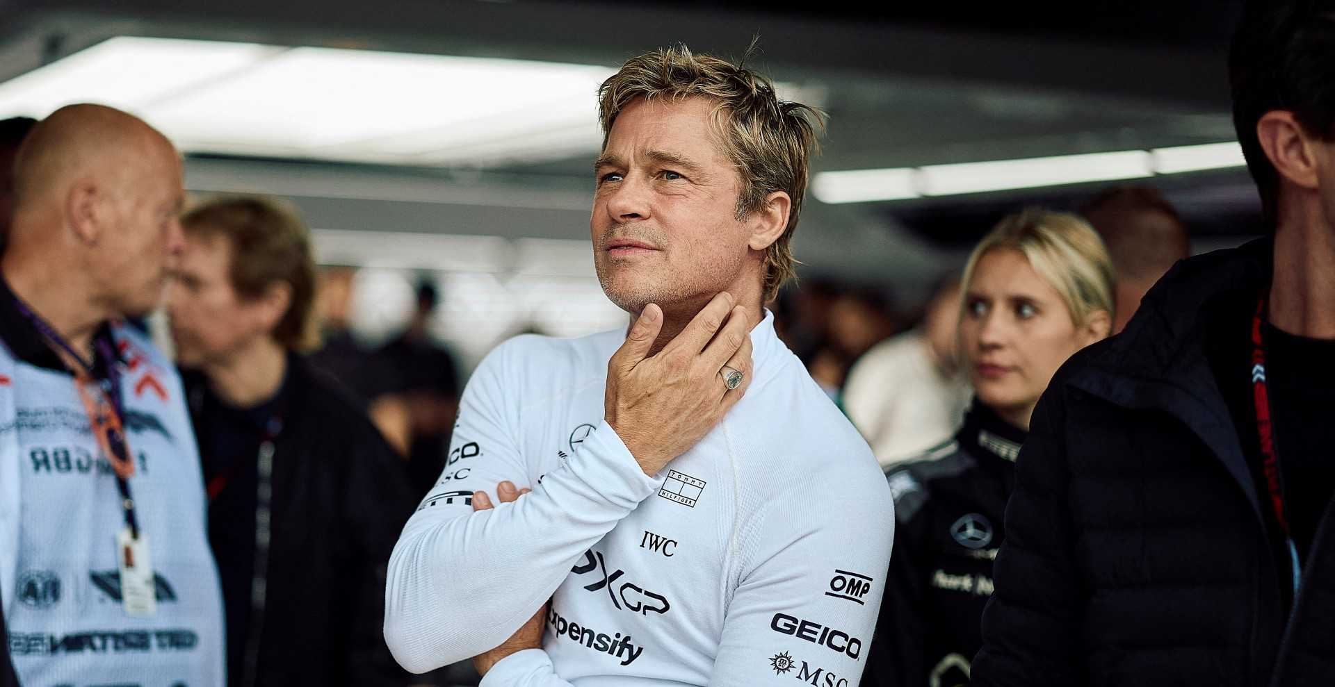 Brad Pitt F1 Movie Promotion