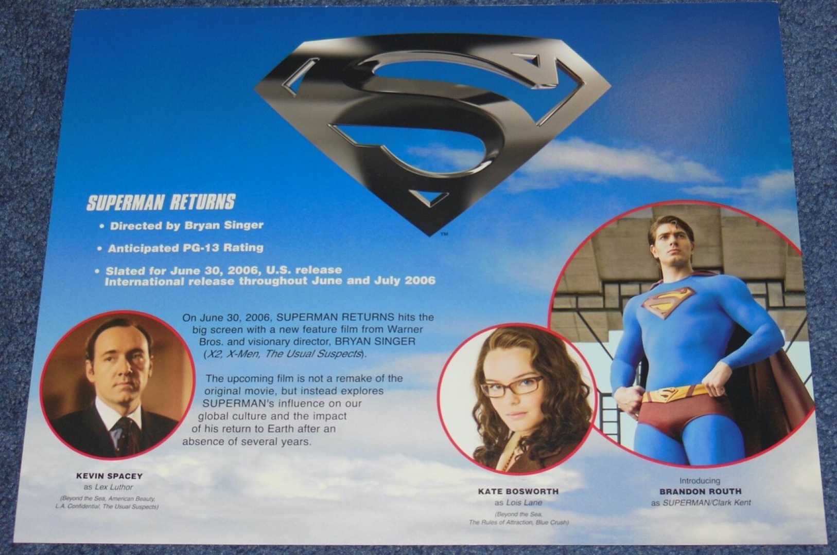 Brandon Routh Superman Movie Promotion
