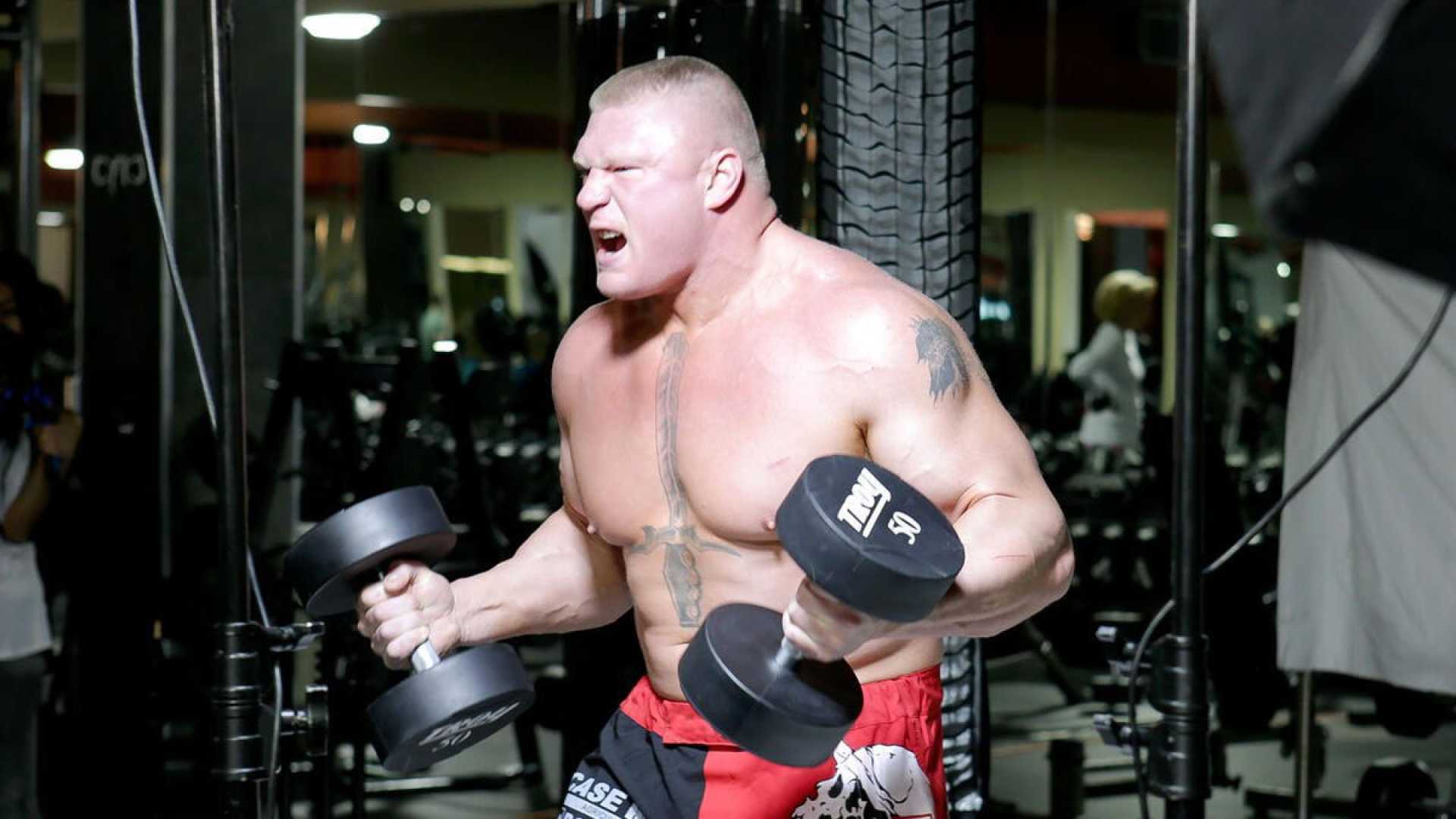 Brock Lesnar Gym Photo