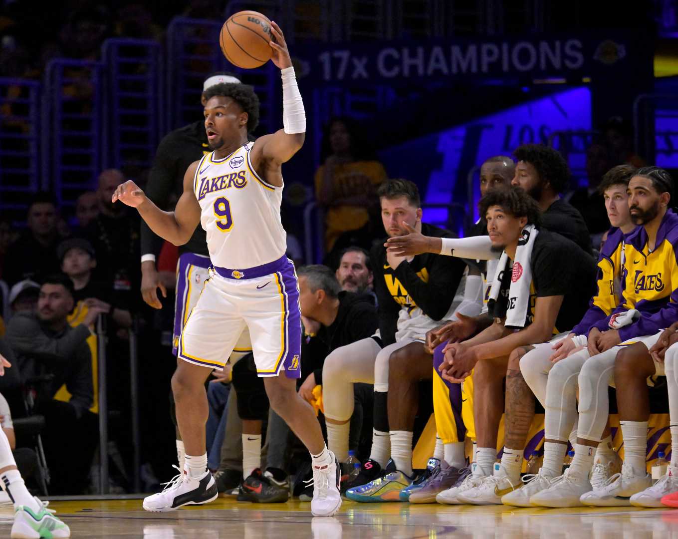 Bronny James Lakers Clippers Summer League