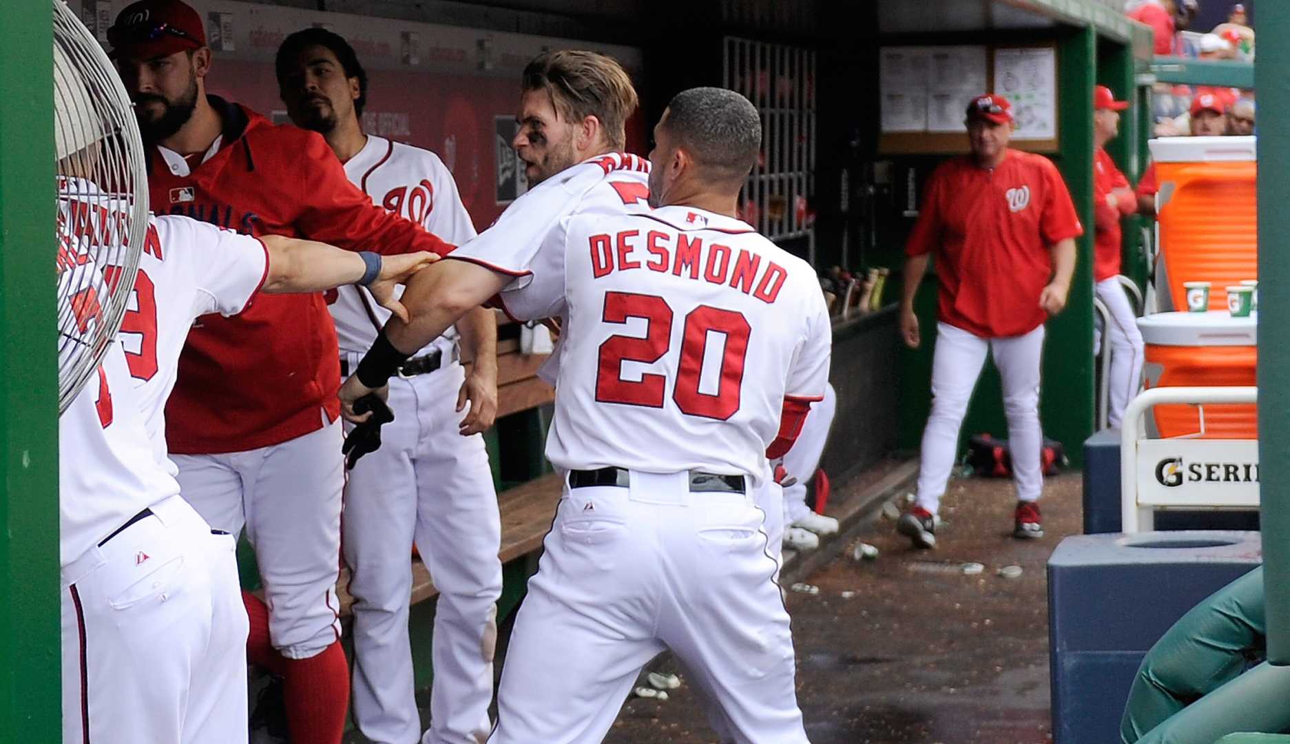 Bryce Harper Rob Manfred Confrontation