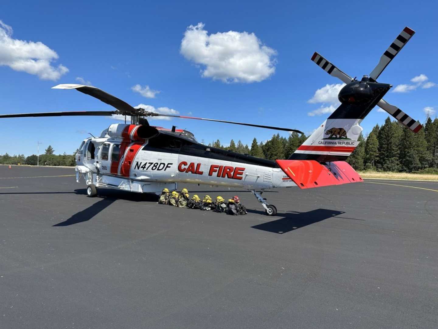 California Firefighters Aerial Firefighting Technology