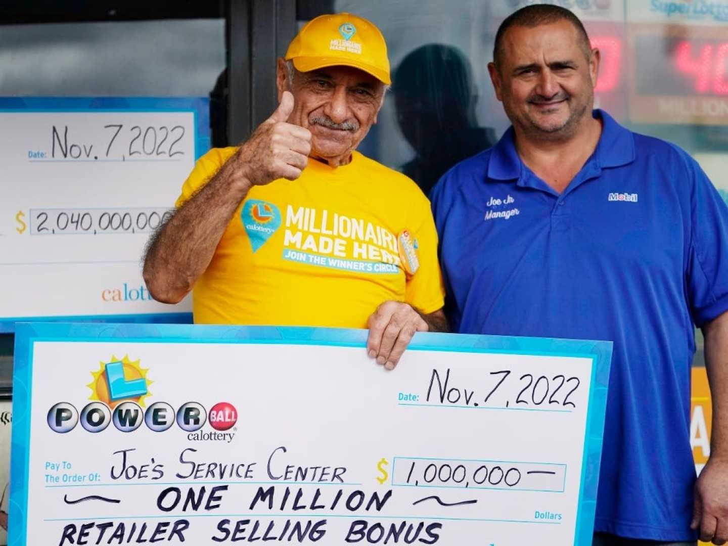 California Lottery Jackpot Winner