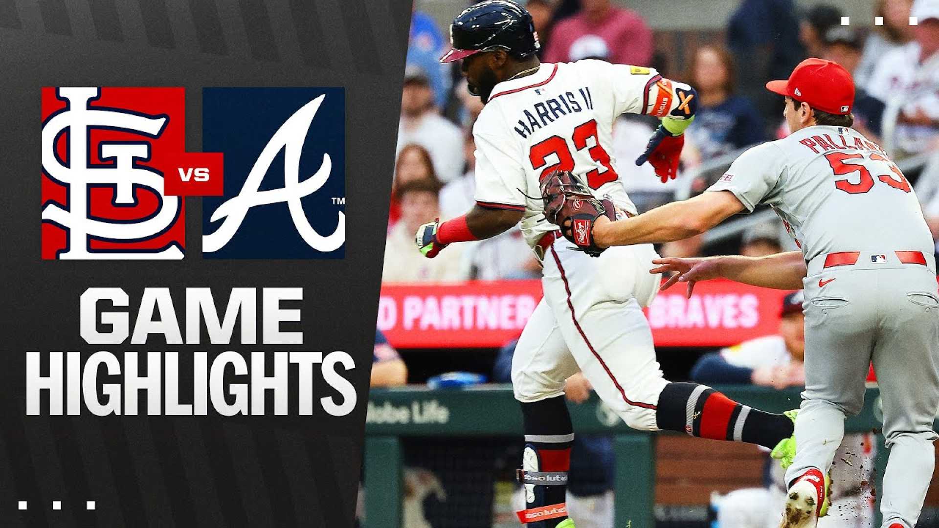 Cardinals Vs Braves Baseball Game