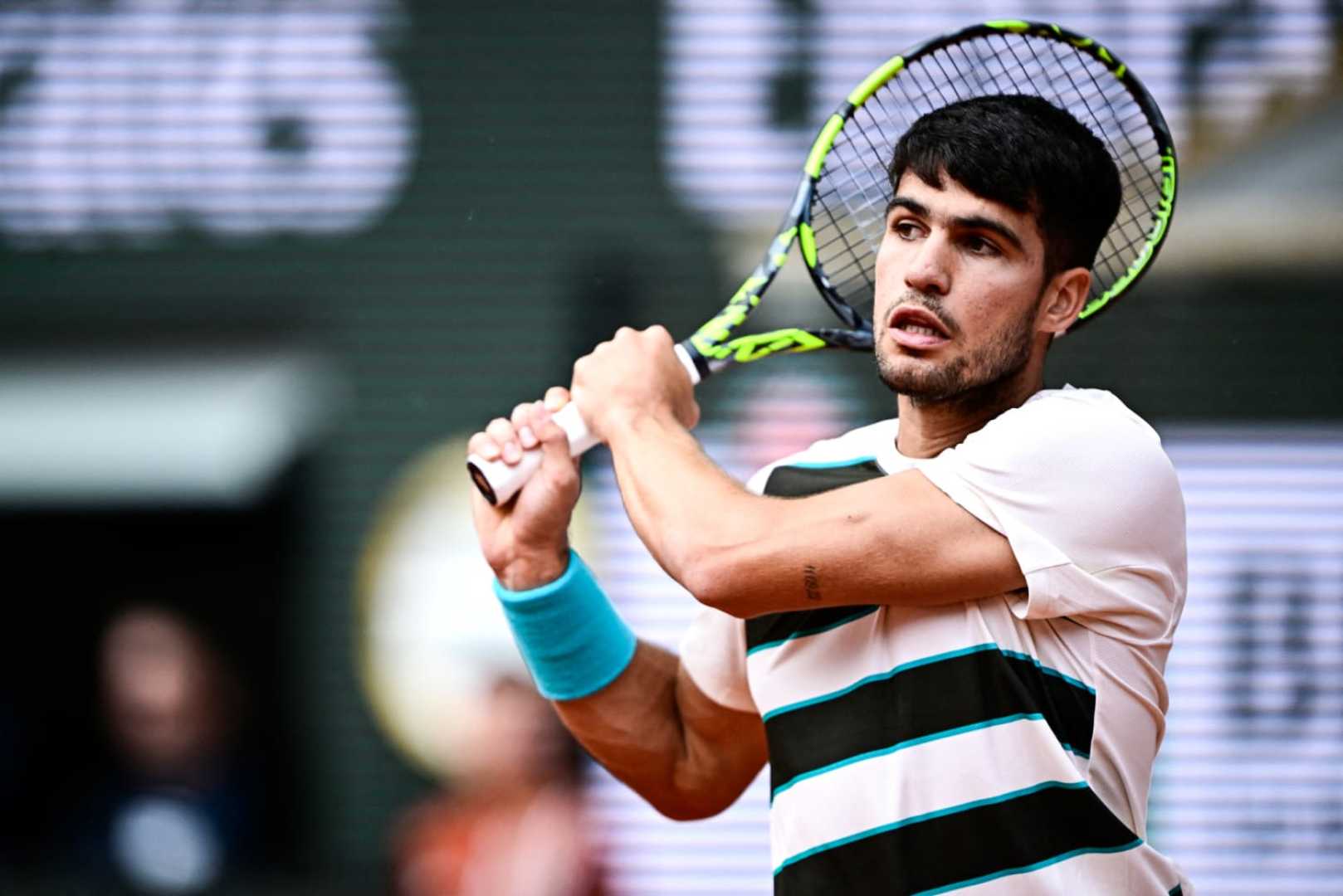 Carlos Alcaraz Tennis Match