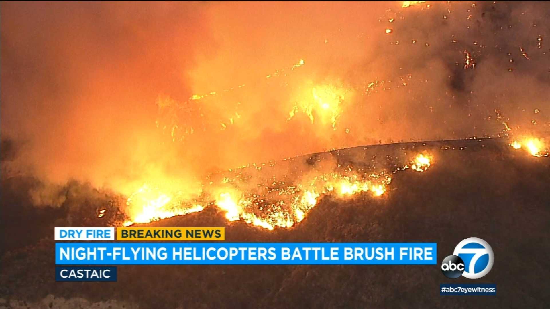 Castaic Brush Fire