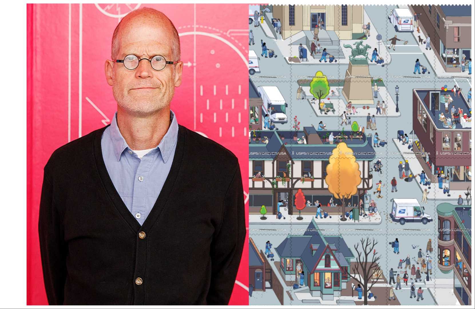 Chris Ware Usps Stamp Art