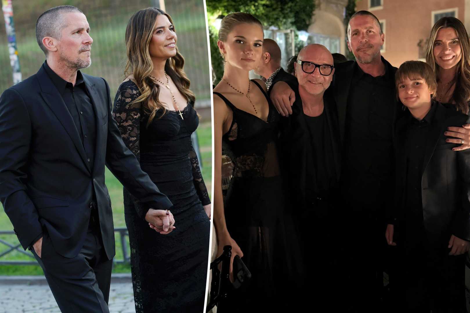 Christian Bale Dolce Gabbana Alta Moda Show