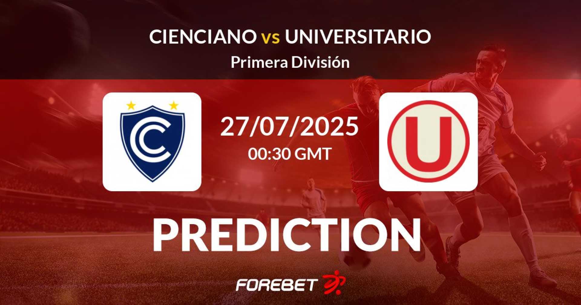 Cienciano Vs Universitario Football Match