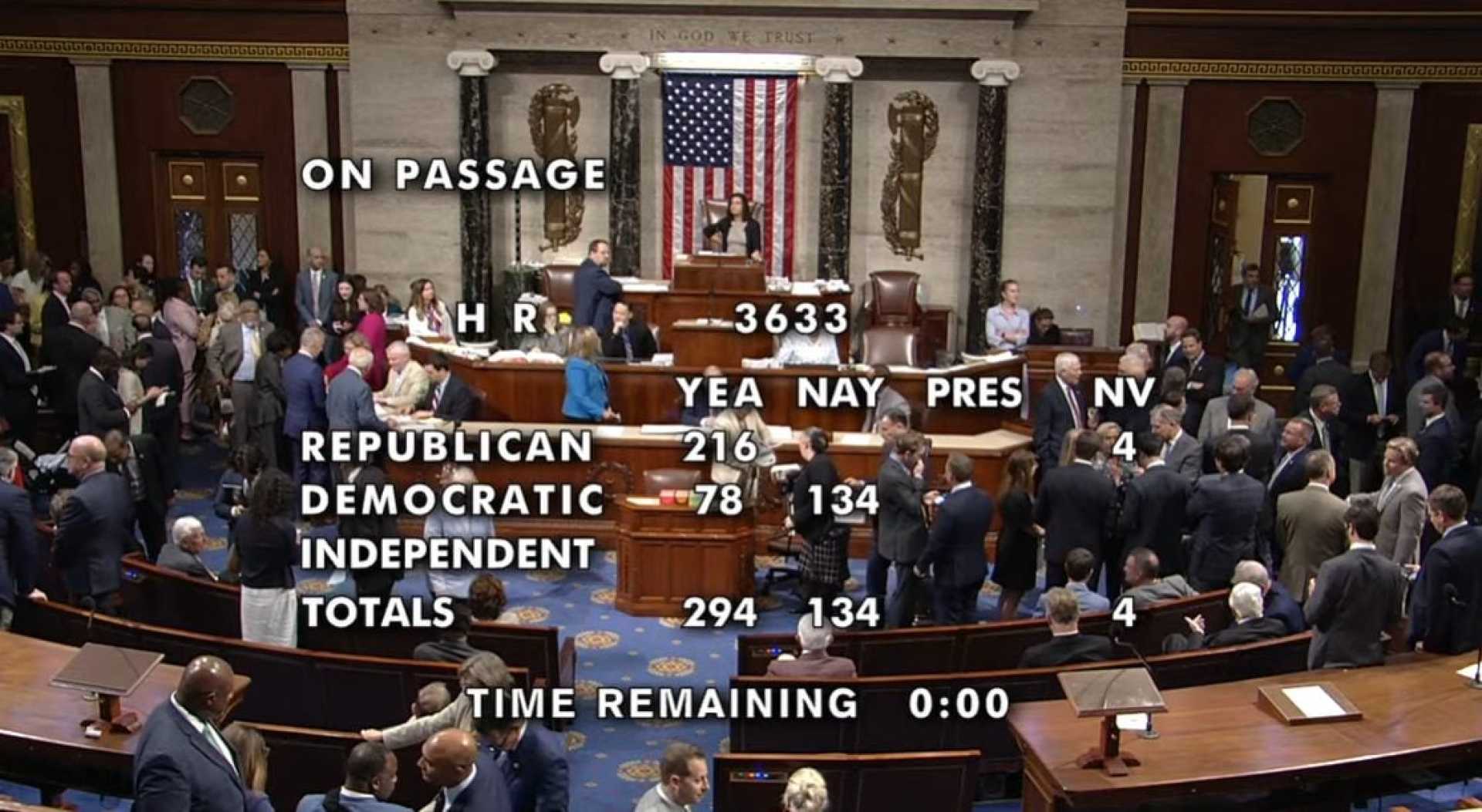Clarity Act Bipartisan House Vote 2025