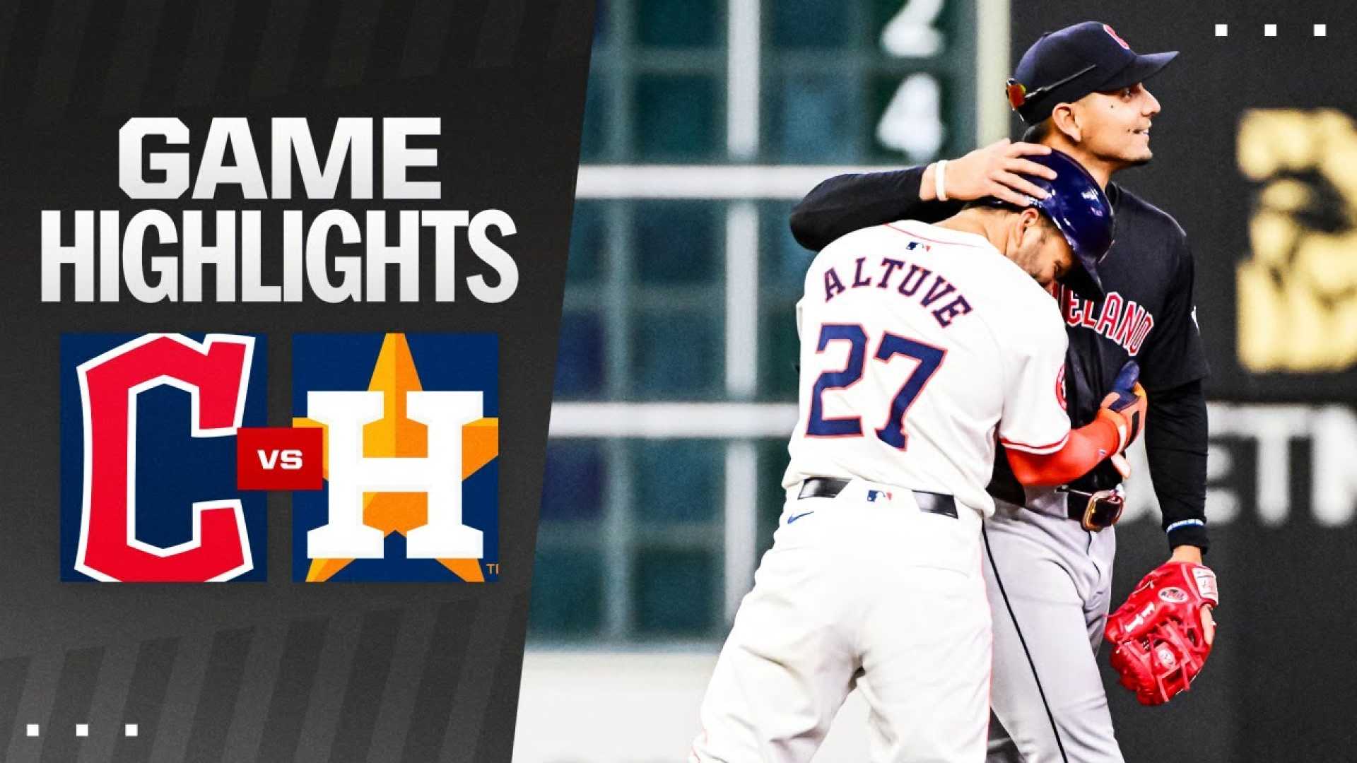 Cleveland Guardians Vs Houston Astros Baseball