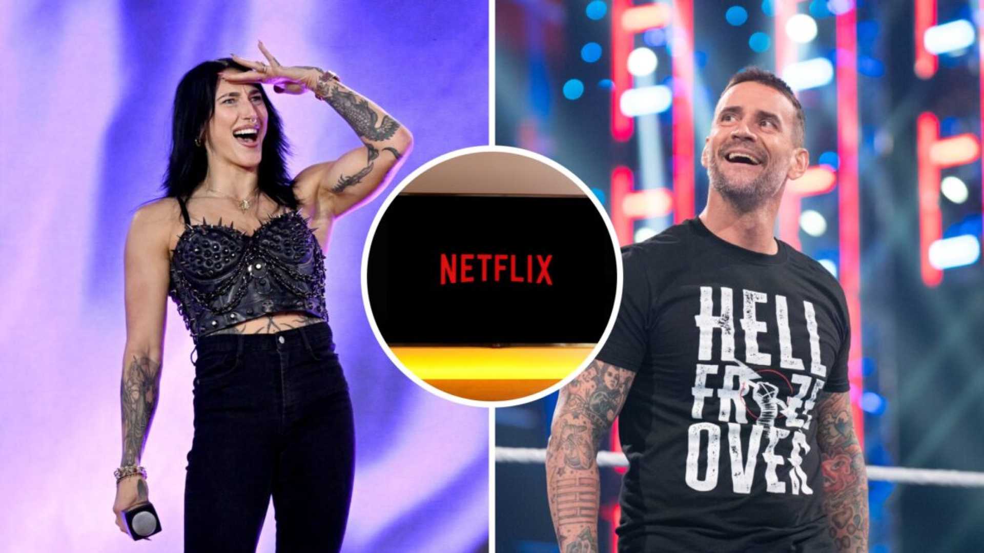 Cm Punk Rhea Ripley Wwe Unreal Netflix
