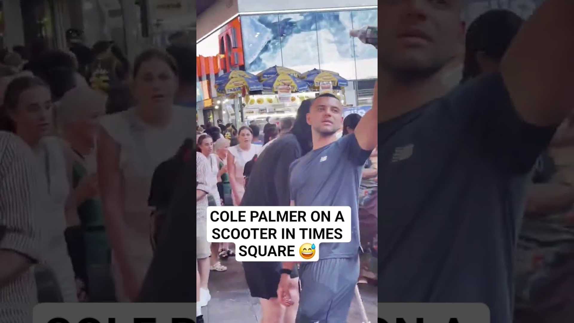 Cole Palmer Scooter Times Square