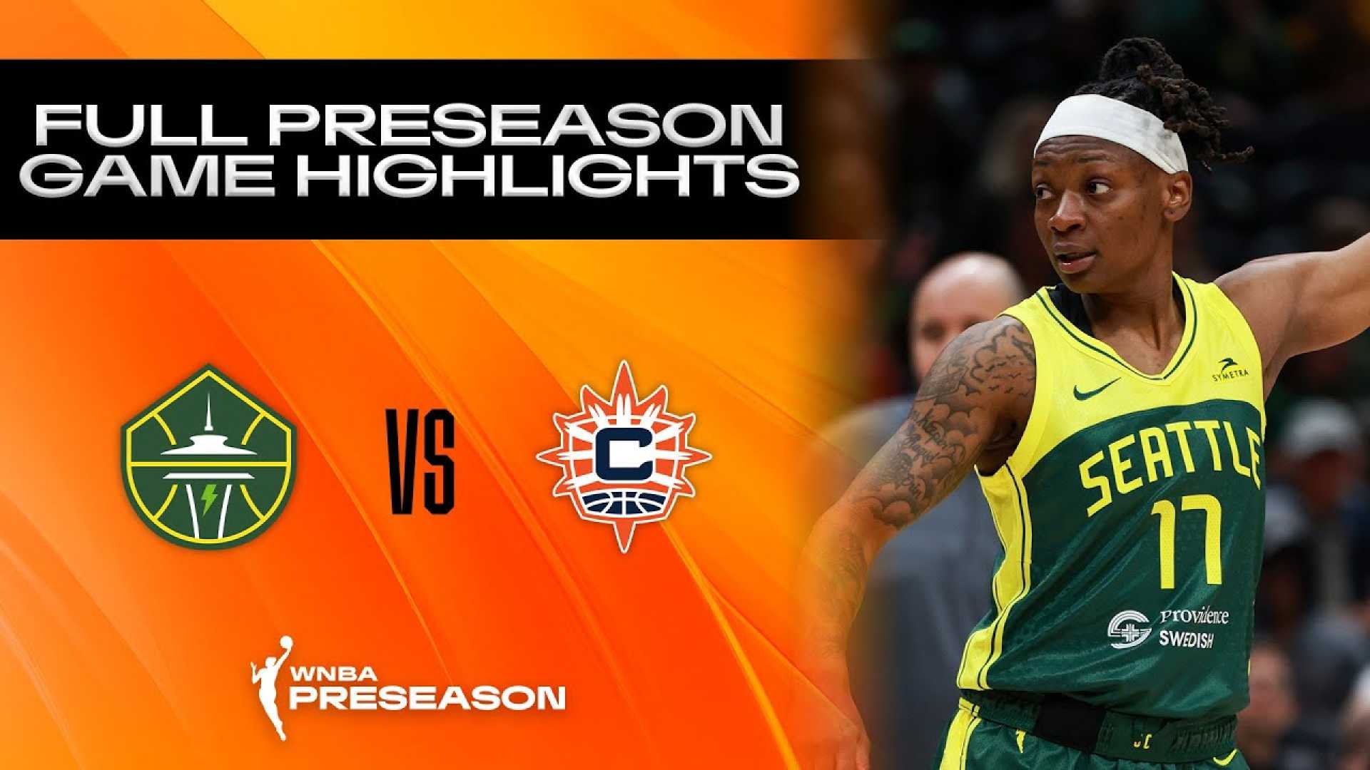 Connecticut Sun Vs Seattle Storm Wnba Game