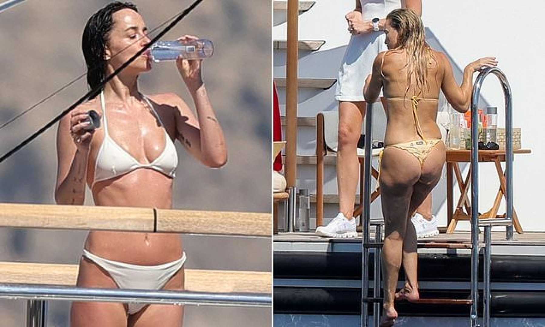 Dakota Johnson Kate Hudson Yachting Ibiza
