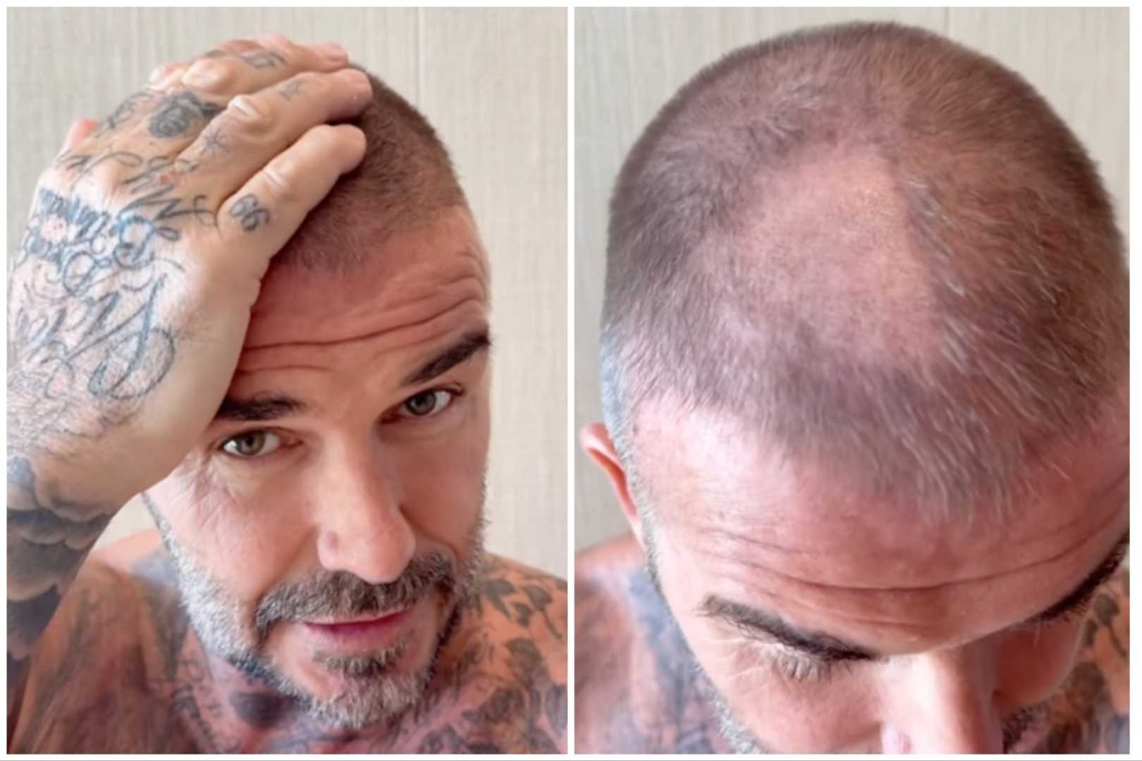 David Beckham Haircut Mishap Instagram
