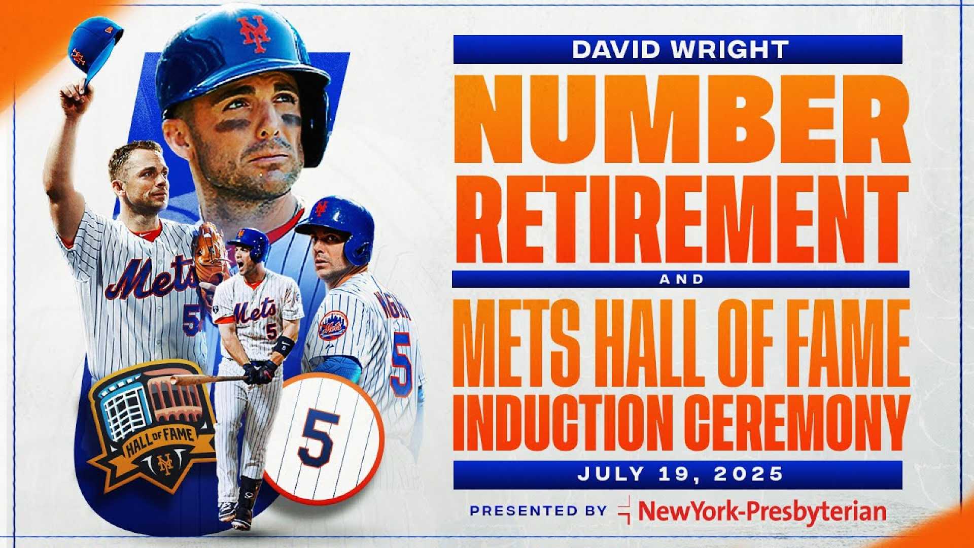David Wright Mets Number Retirement Ceremony