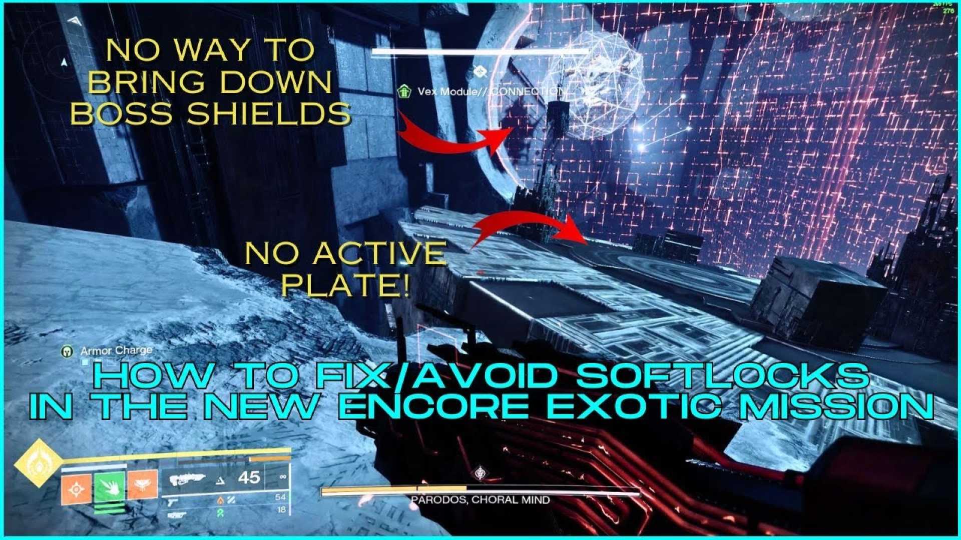 Destiny 2 Encore Mission Issues