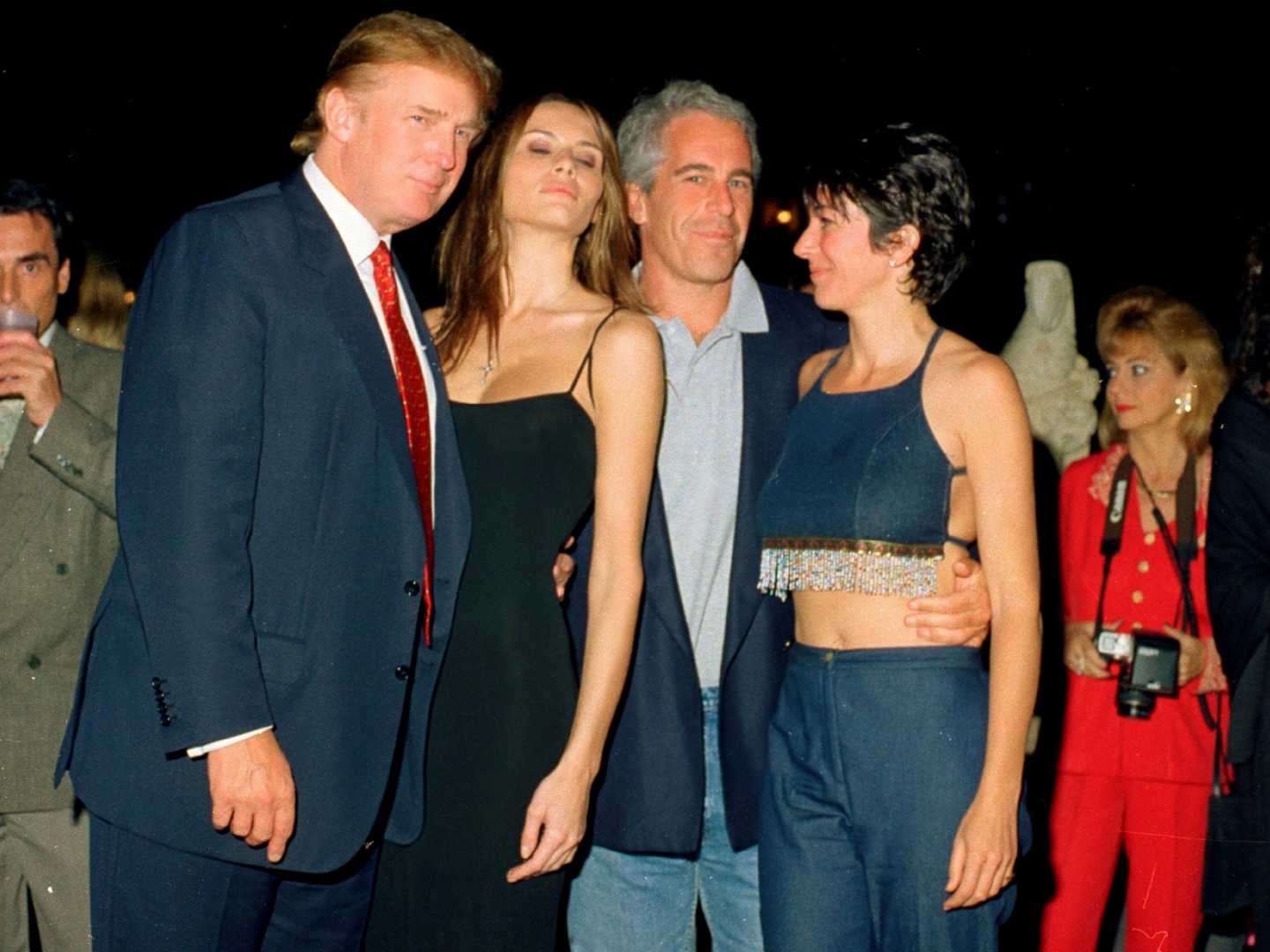 Donald Trump Ghislaine Maxwell Epstein 2000s