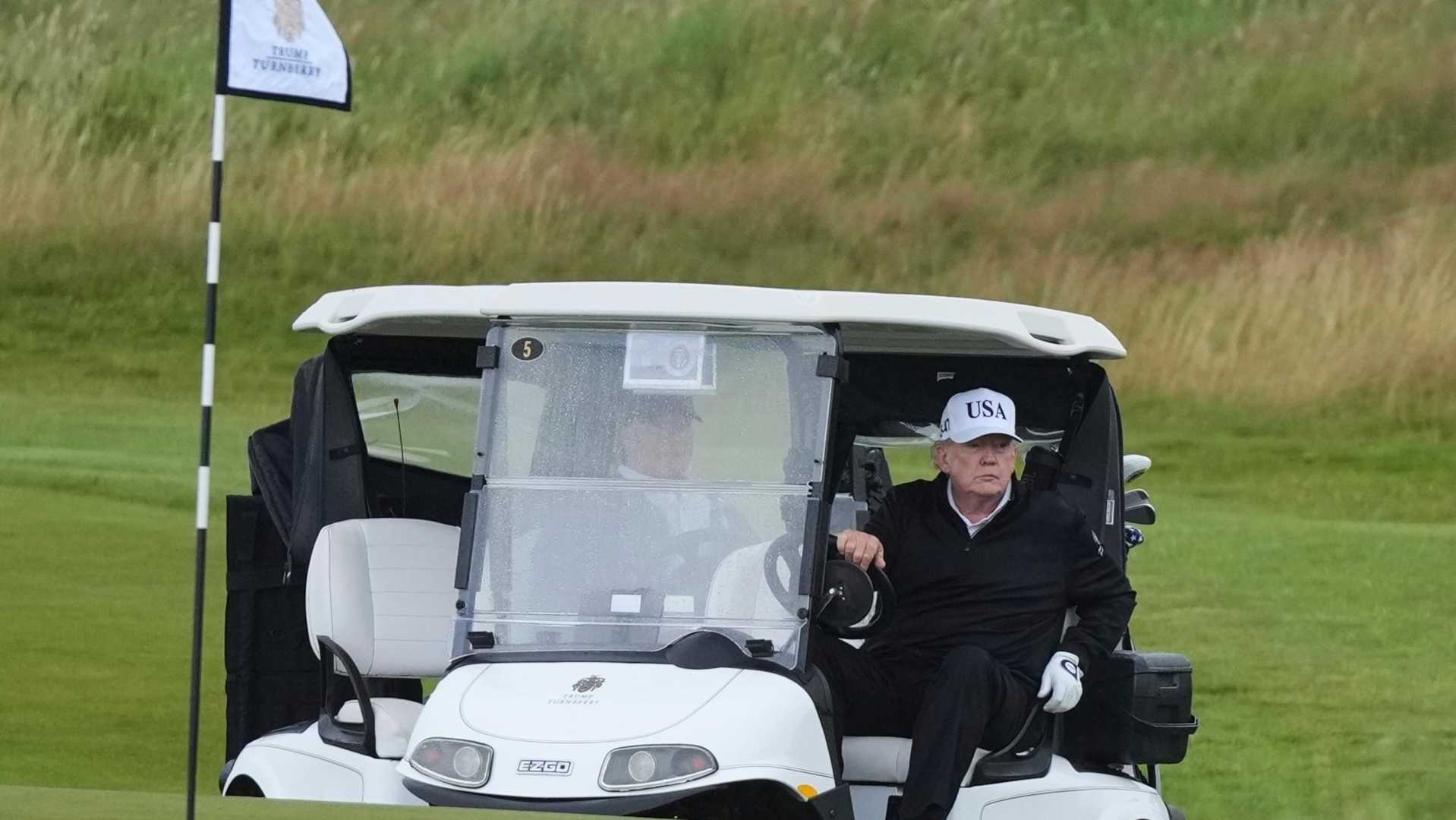 Donald Trump Golf Visit Scotland