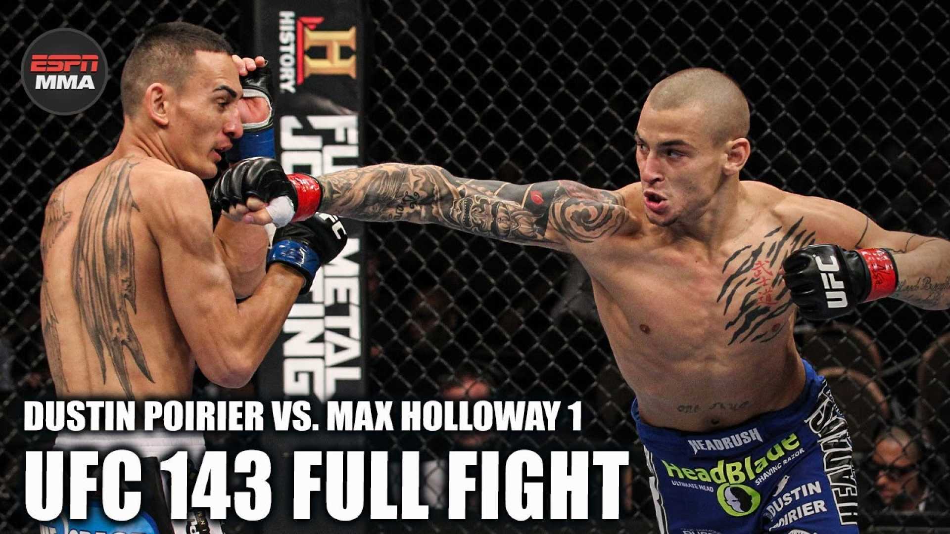 Dustin Poirier Max Holloway Ufc Fight