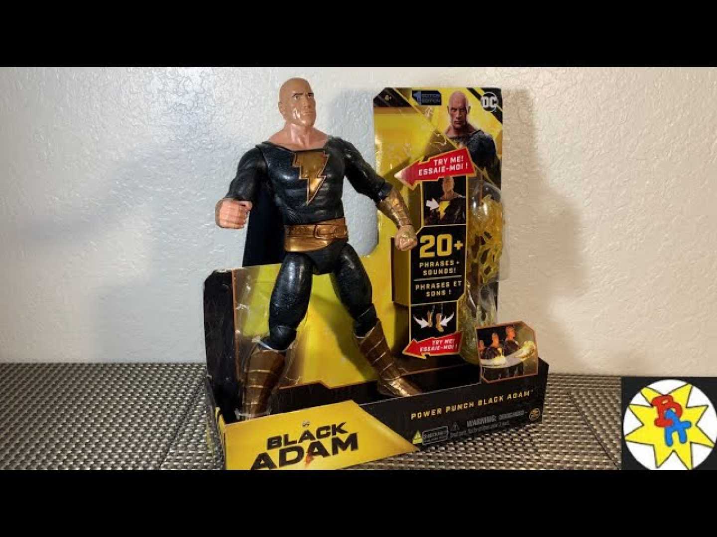 Dwayne Johnson Black Adam Action Figure