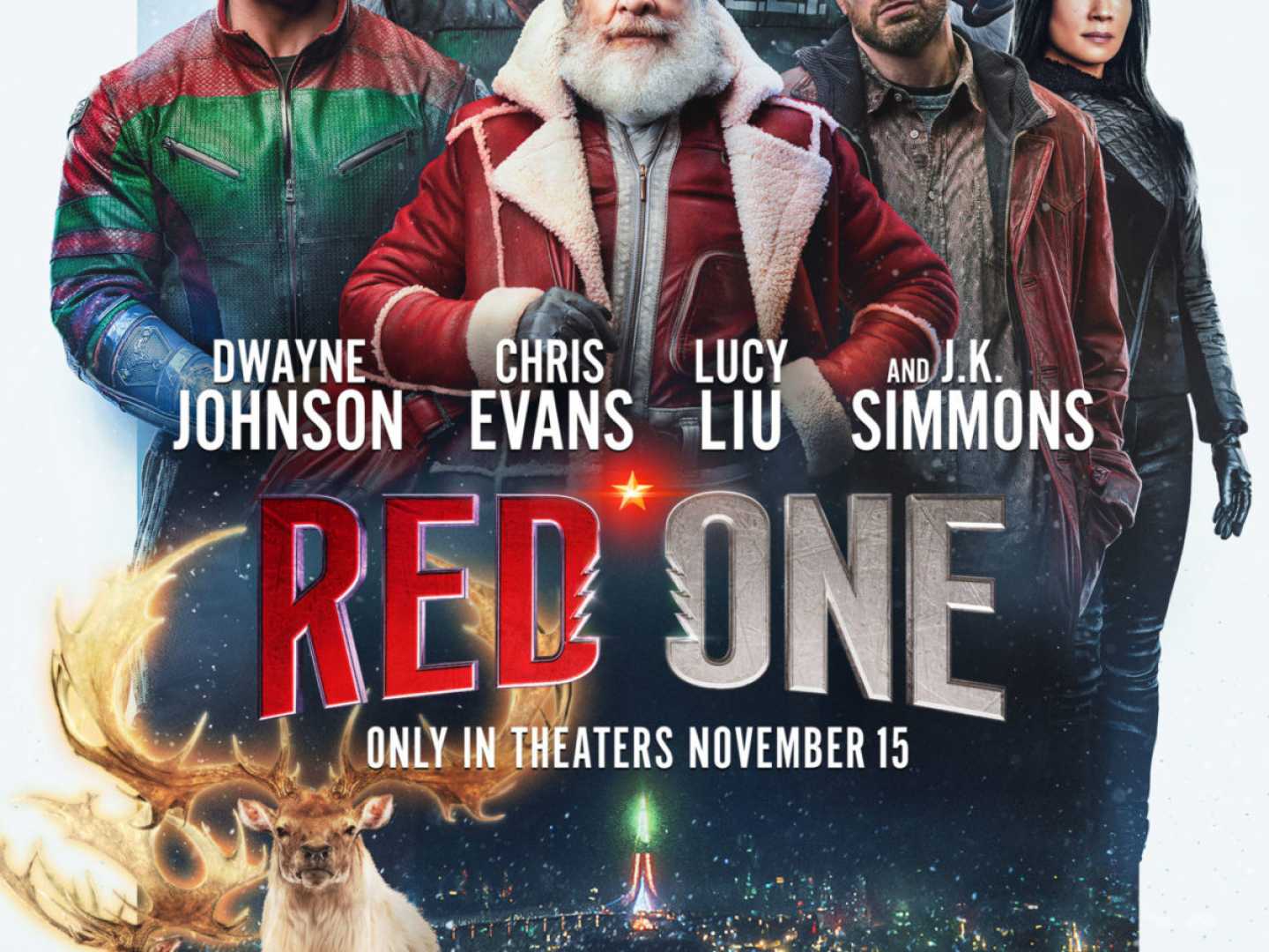 Dwayne Johnson Red One Movie Poster