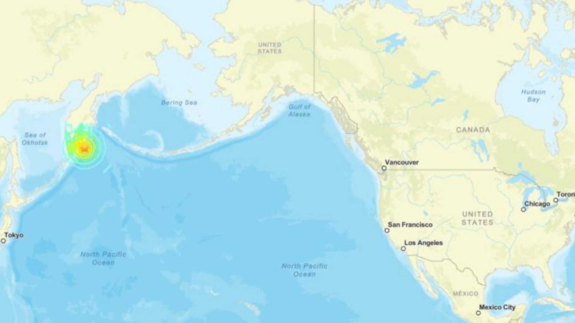 Earthquake Tsunami Warnings Russia Japan Alaska