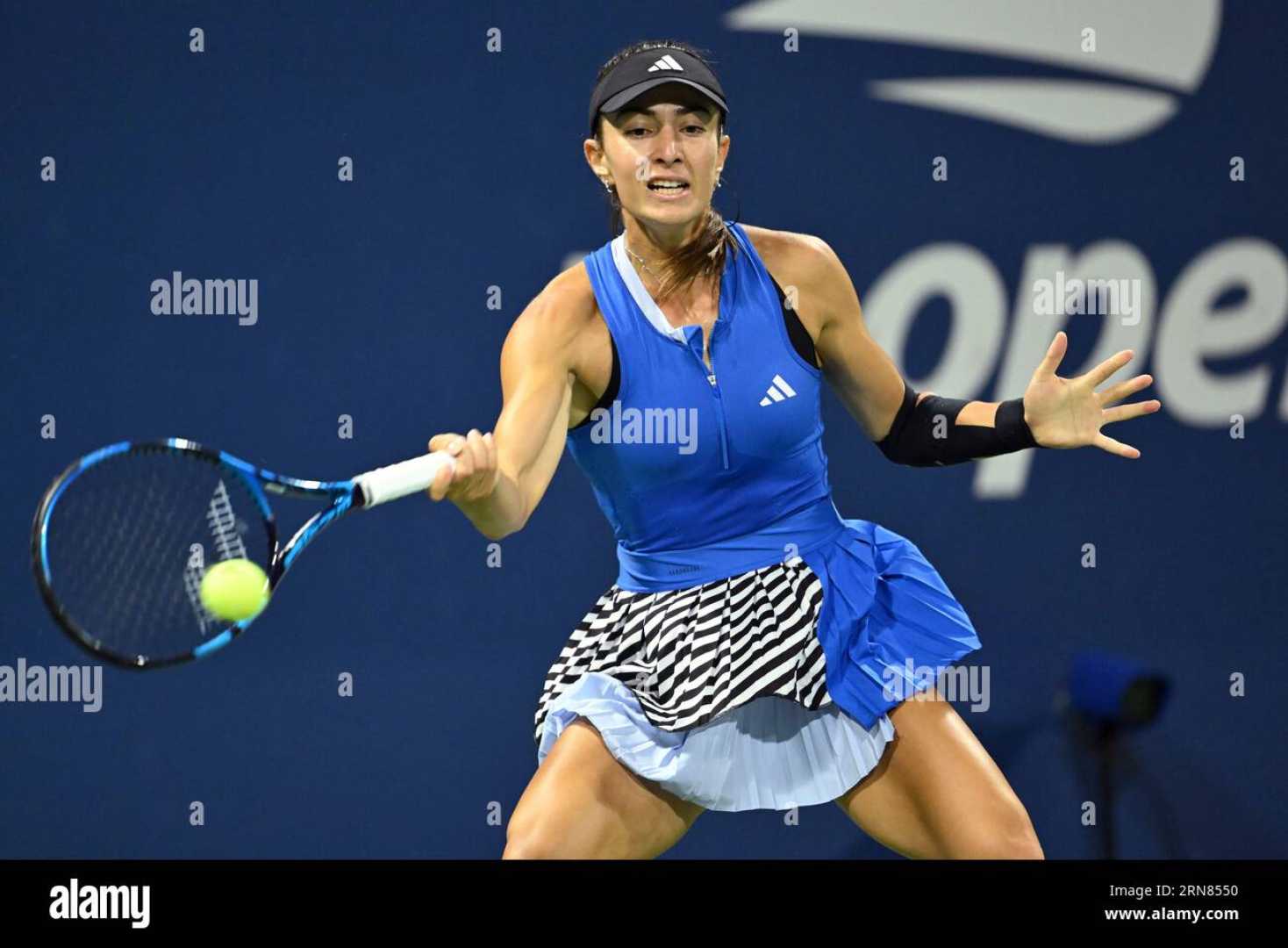 Elina Avanesyan Tennis Match Action