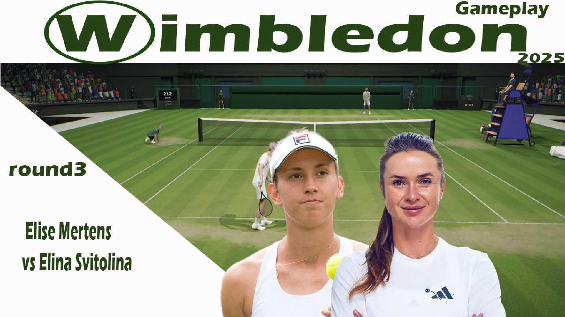 Elina Svitolina Vs Elise Mertens Wimbledon 2025