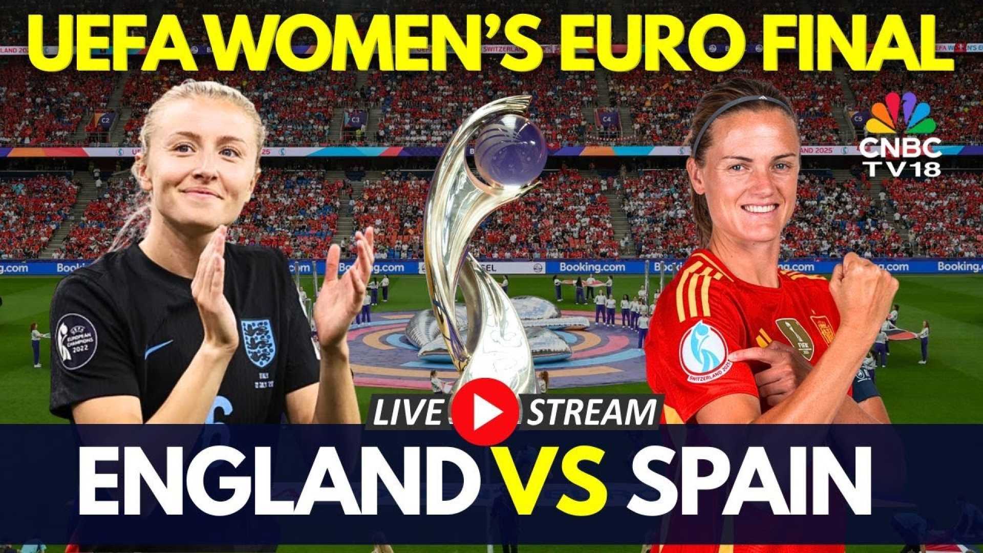 England Spain Euro 2025 Final Football