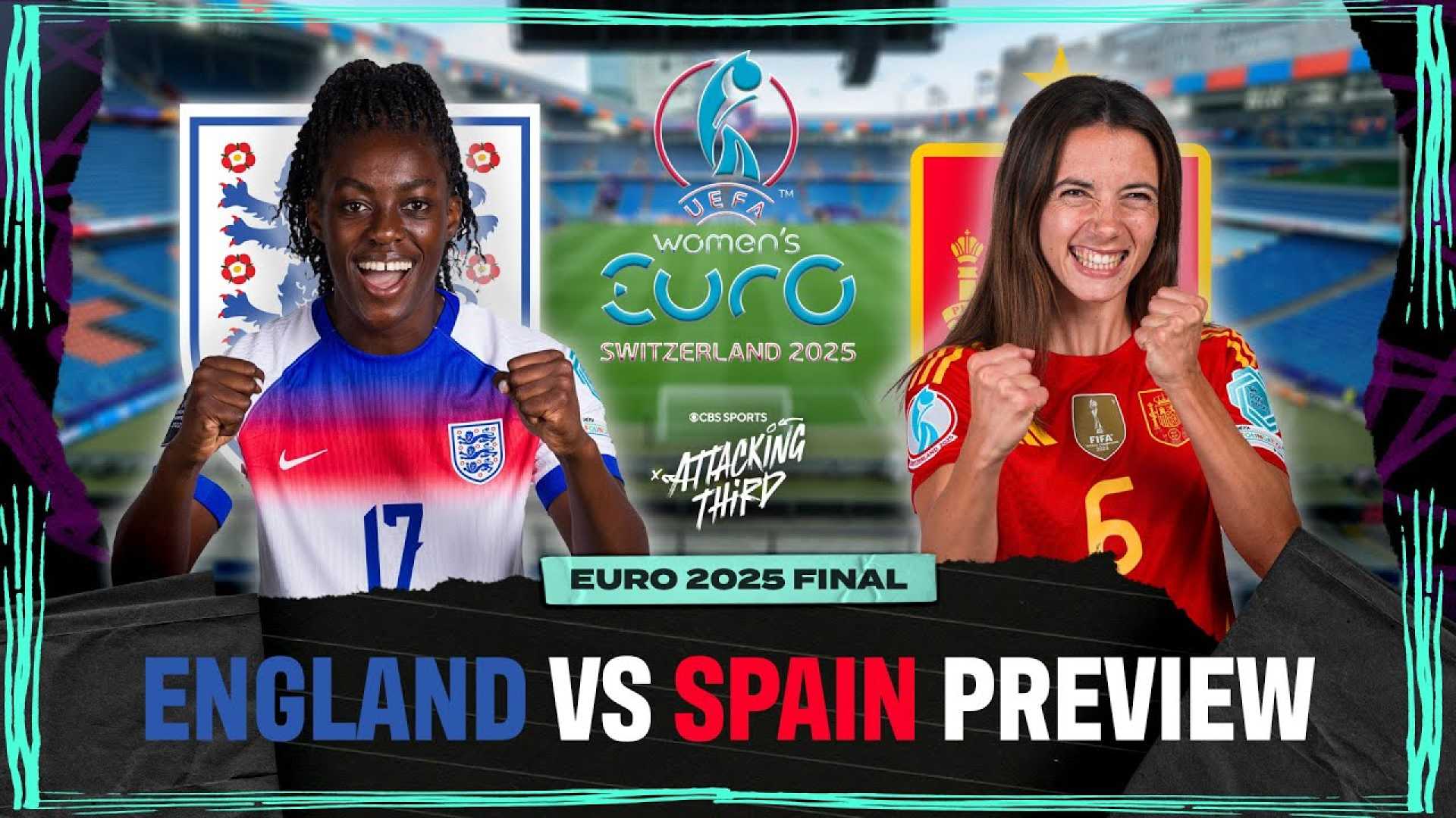 England Spain Uefa Women's Euro 2025 Final