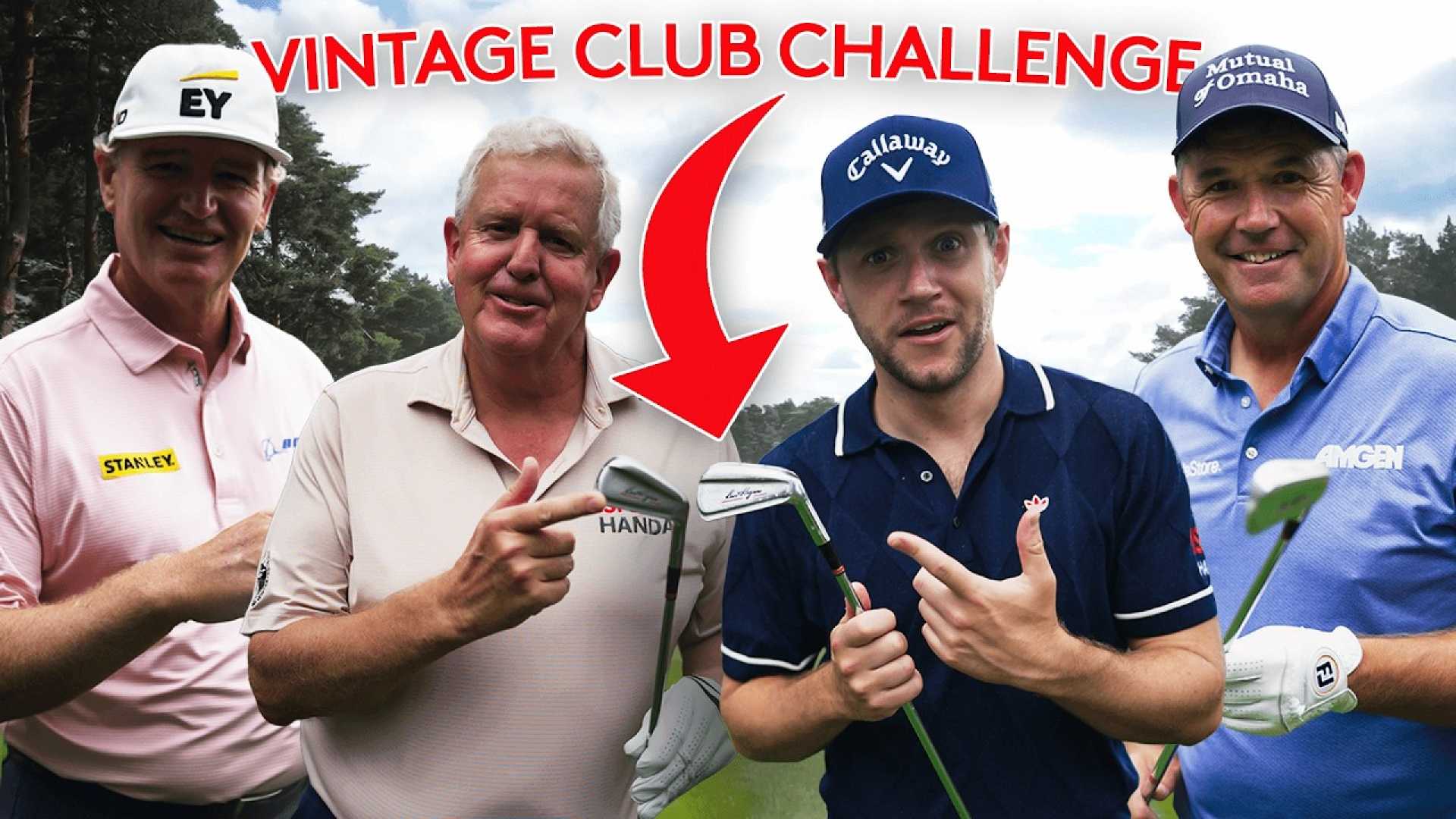 Ernie Els Colin Montgomerie Niall Horan Golf Challenge