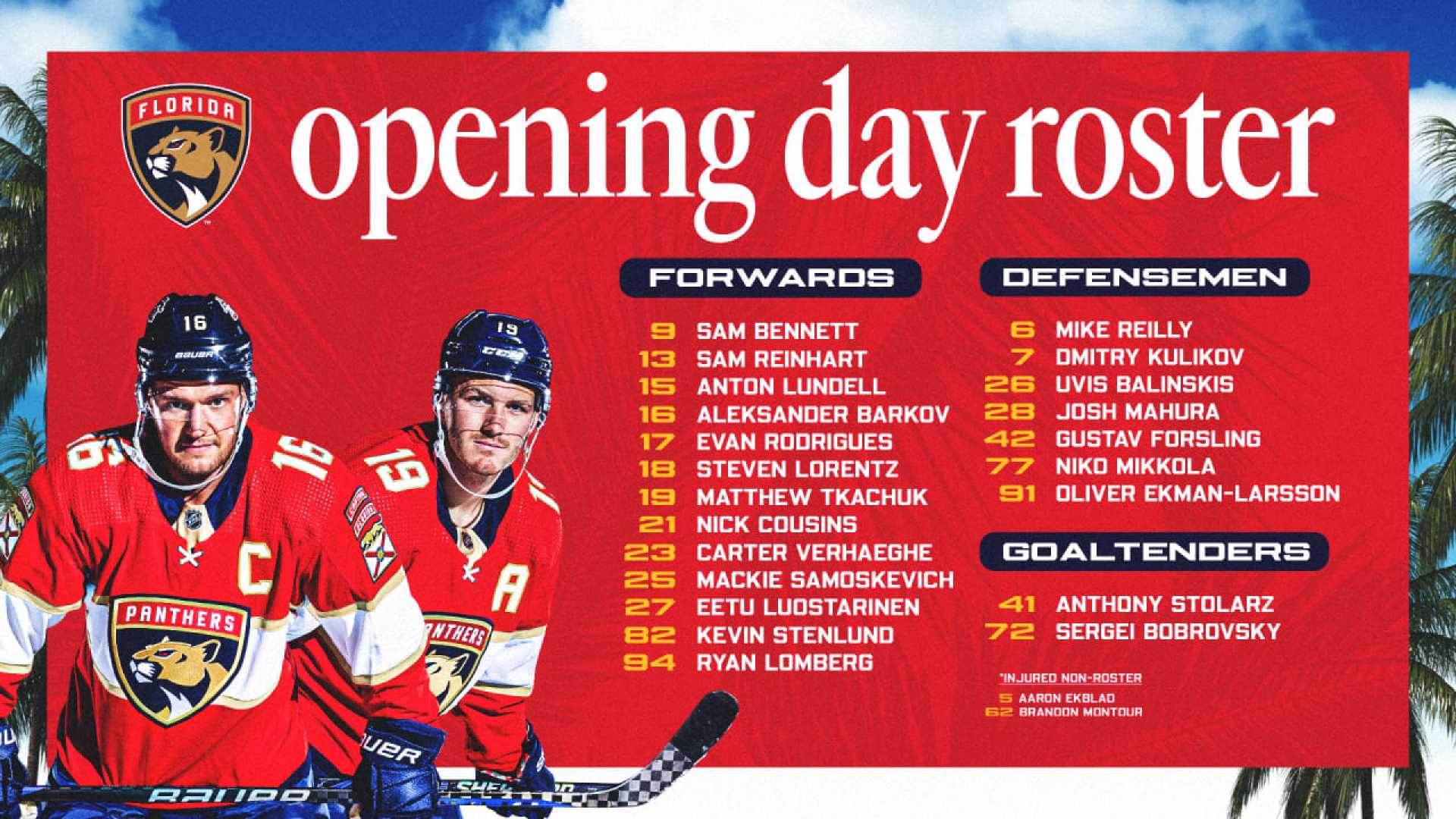 Florida Panthers Nhl Opening Night