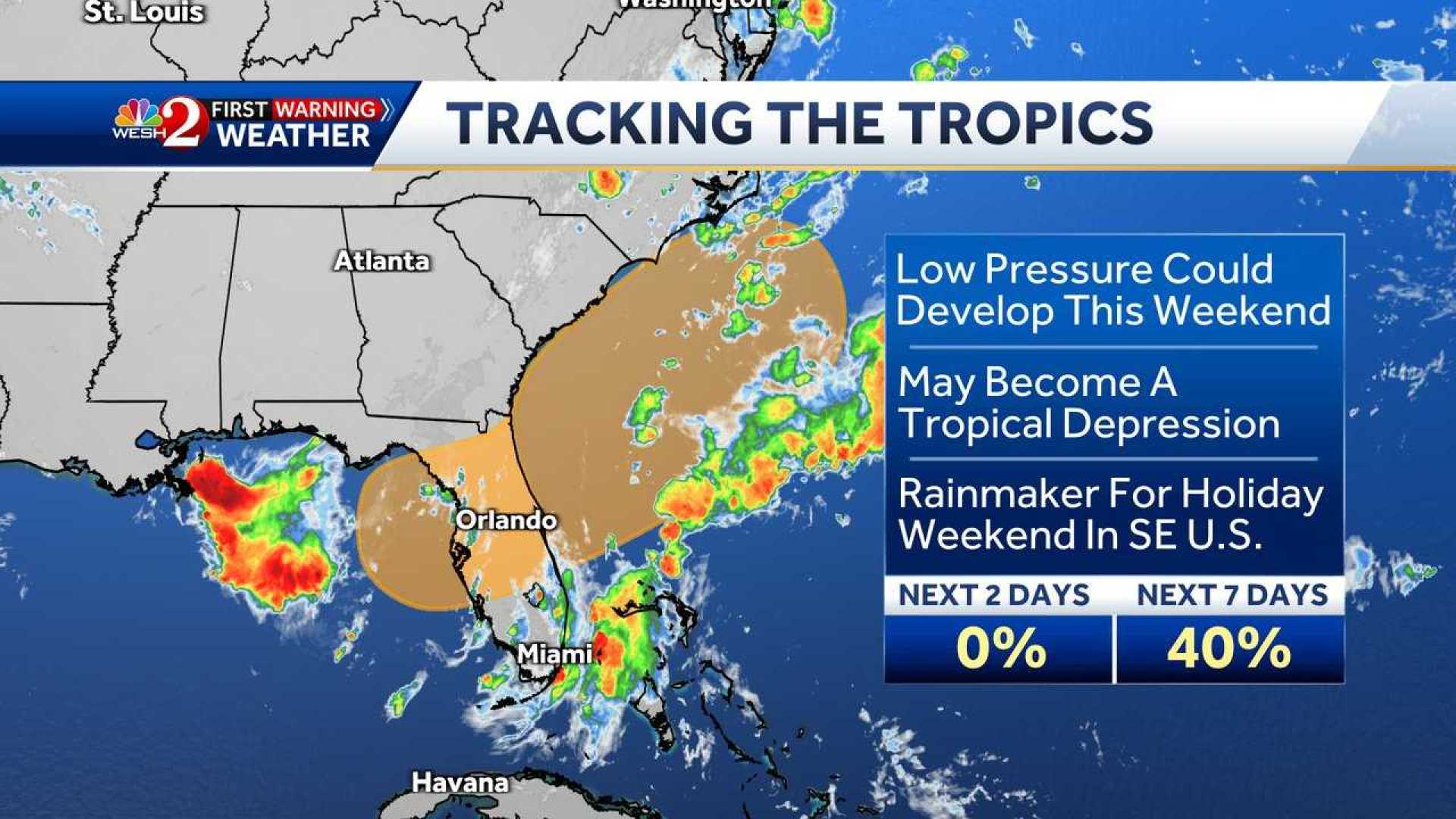 Florida Tropical Weather Forecast July 2025