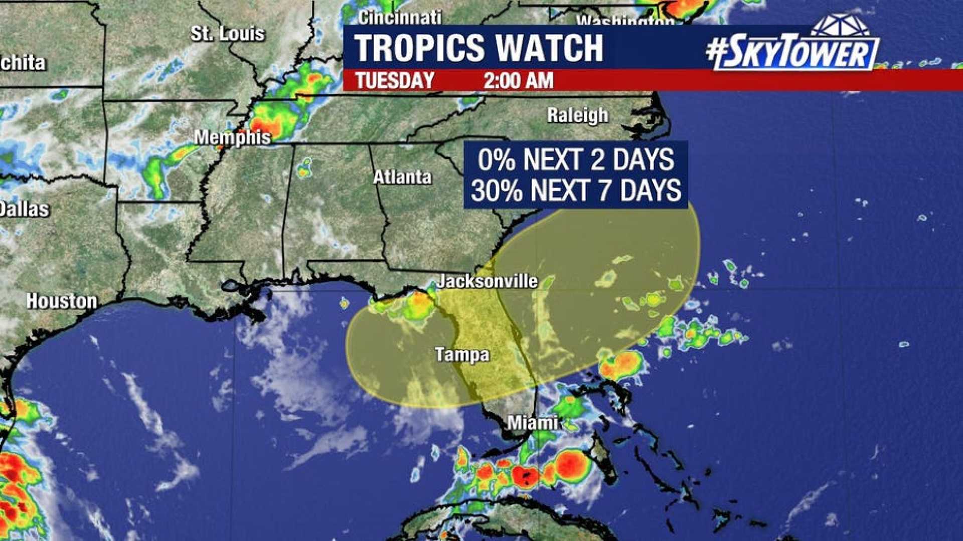 Florida Weather Forecast Tropical Storm July
