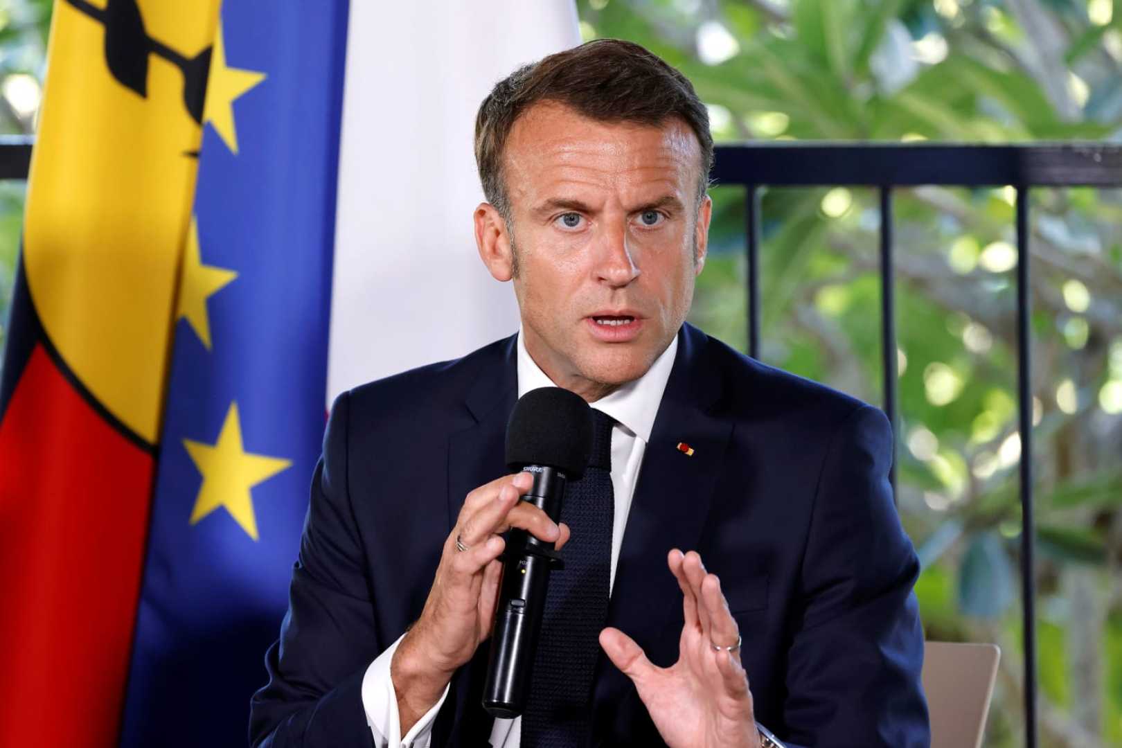 French President Macron New Caledonia