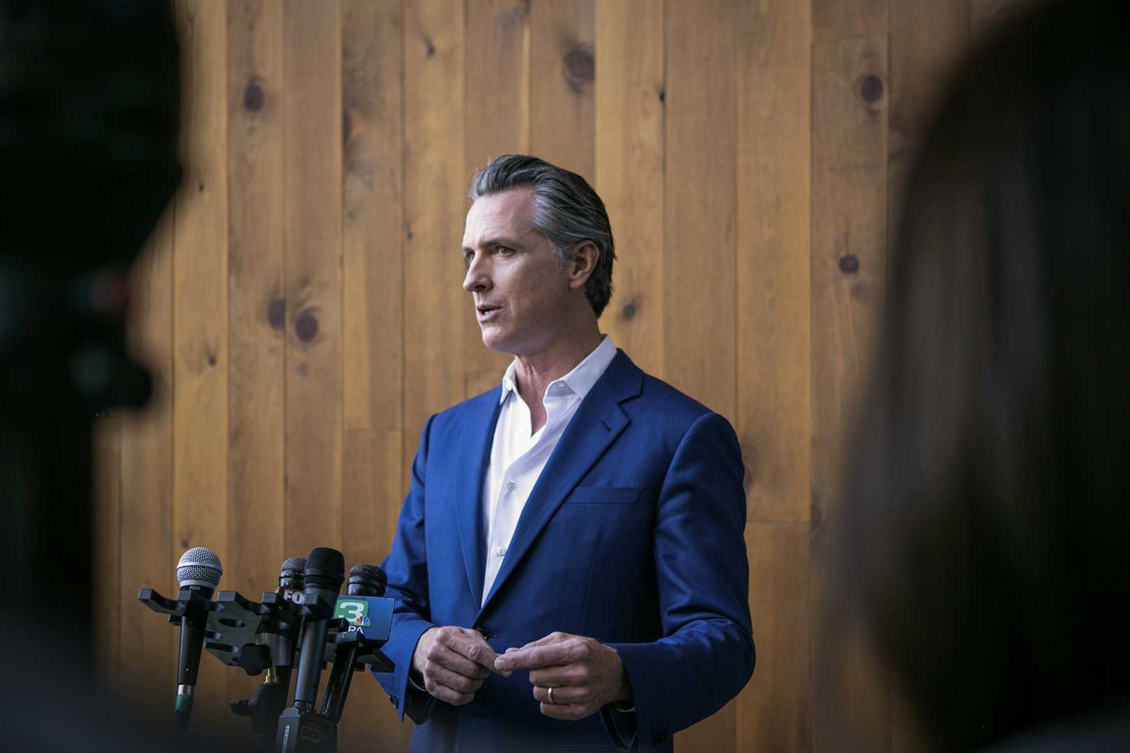 Gavin Newsom Press Conference Fox News Lawsuit
