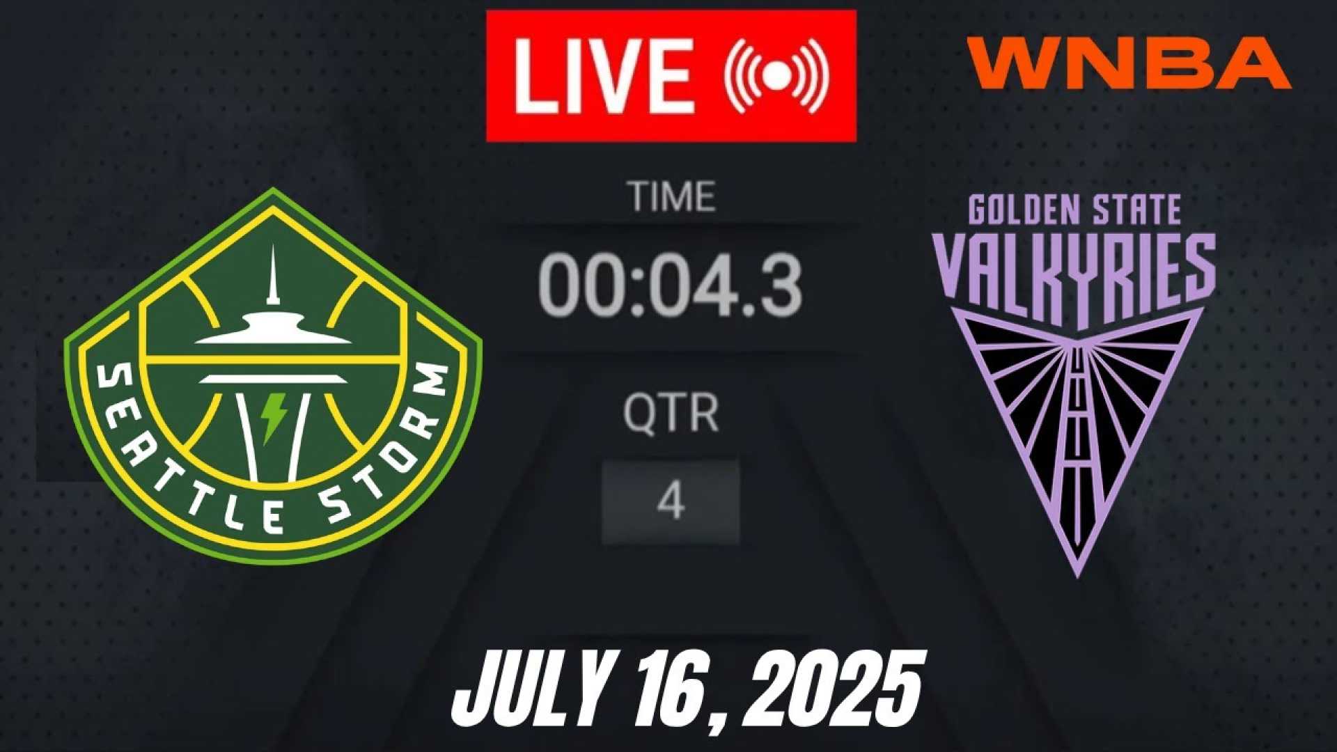 Golden State Valkyries Seattle Storm Wnba Matchup