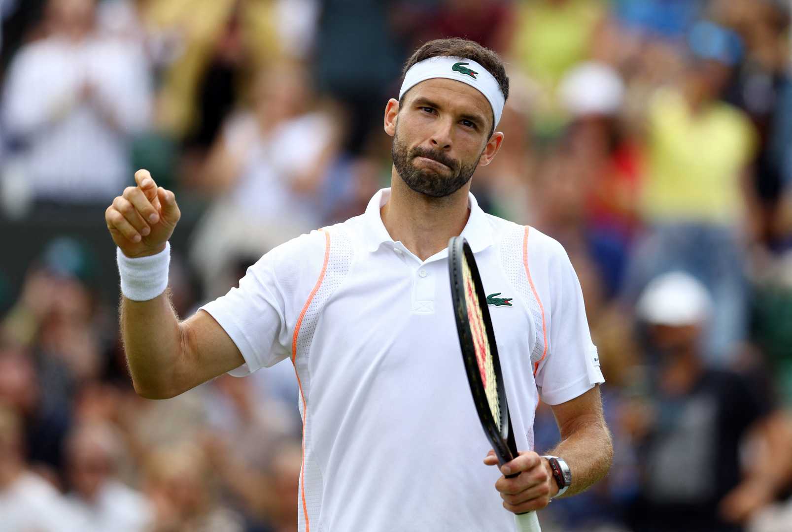 Grigor Dimitrov Tennis Match Wimbledon