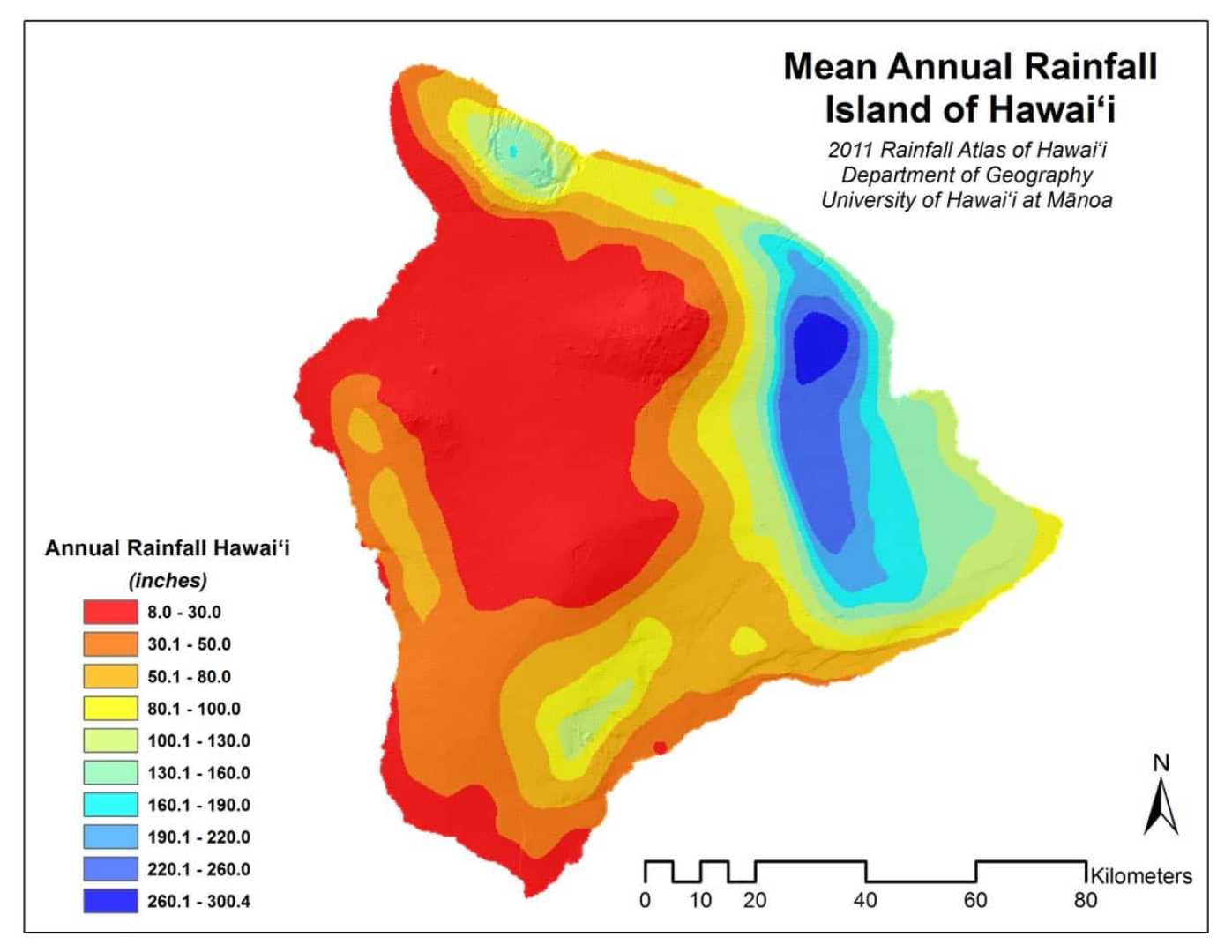 Hawaii Rain Weather Forecast