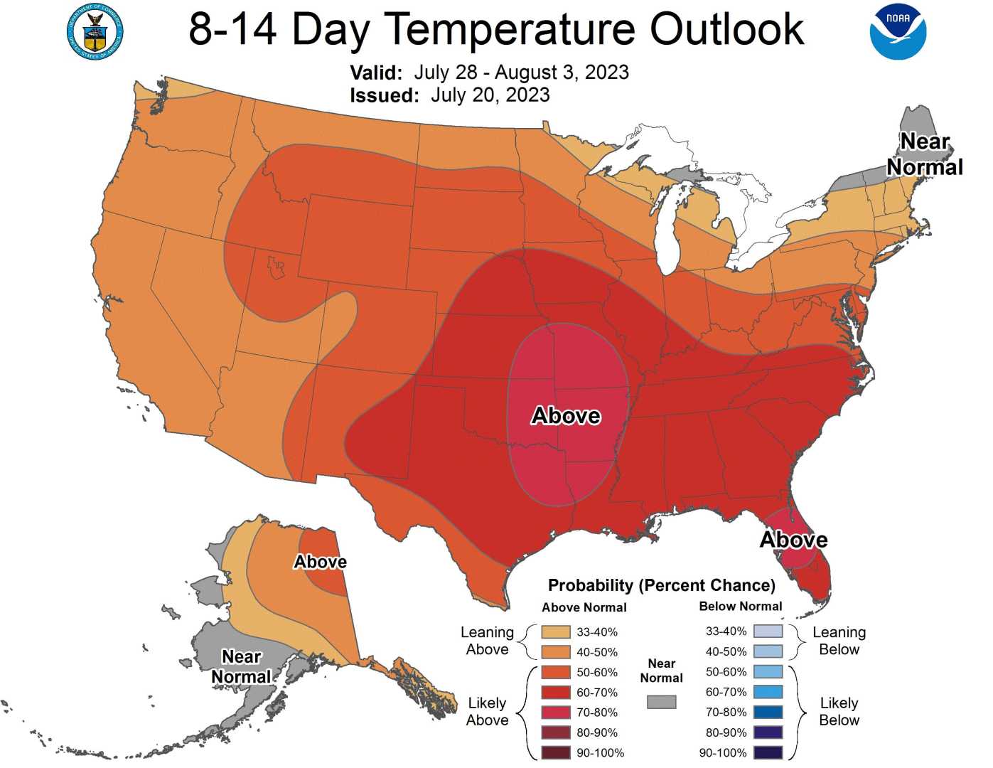 Heat Wave Midwest South July 2023