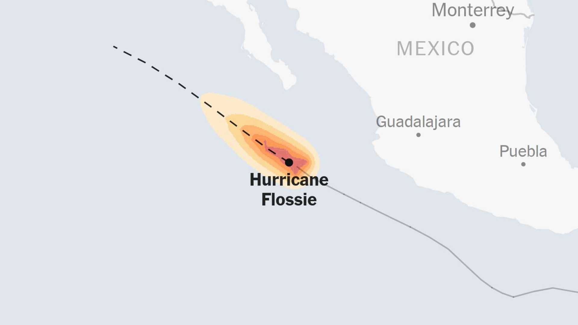 Hurricane Flossie Tracking Mexico