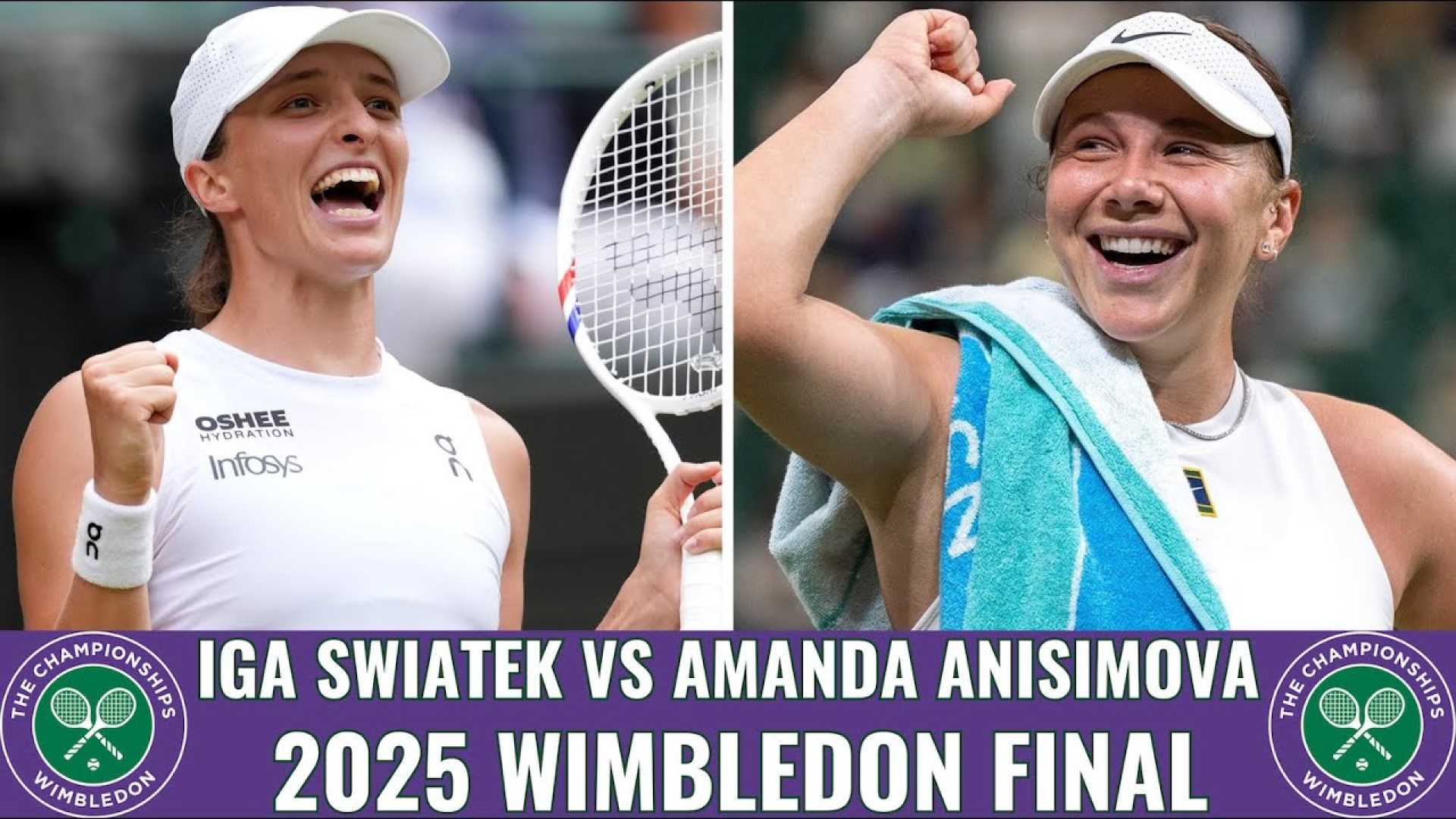 Iga Świątek Amanda Anisimova Wimbledon Final