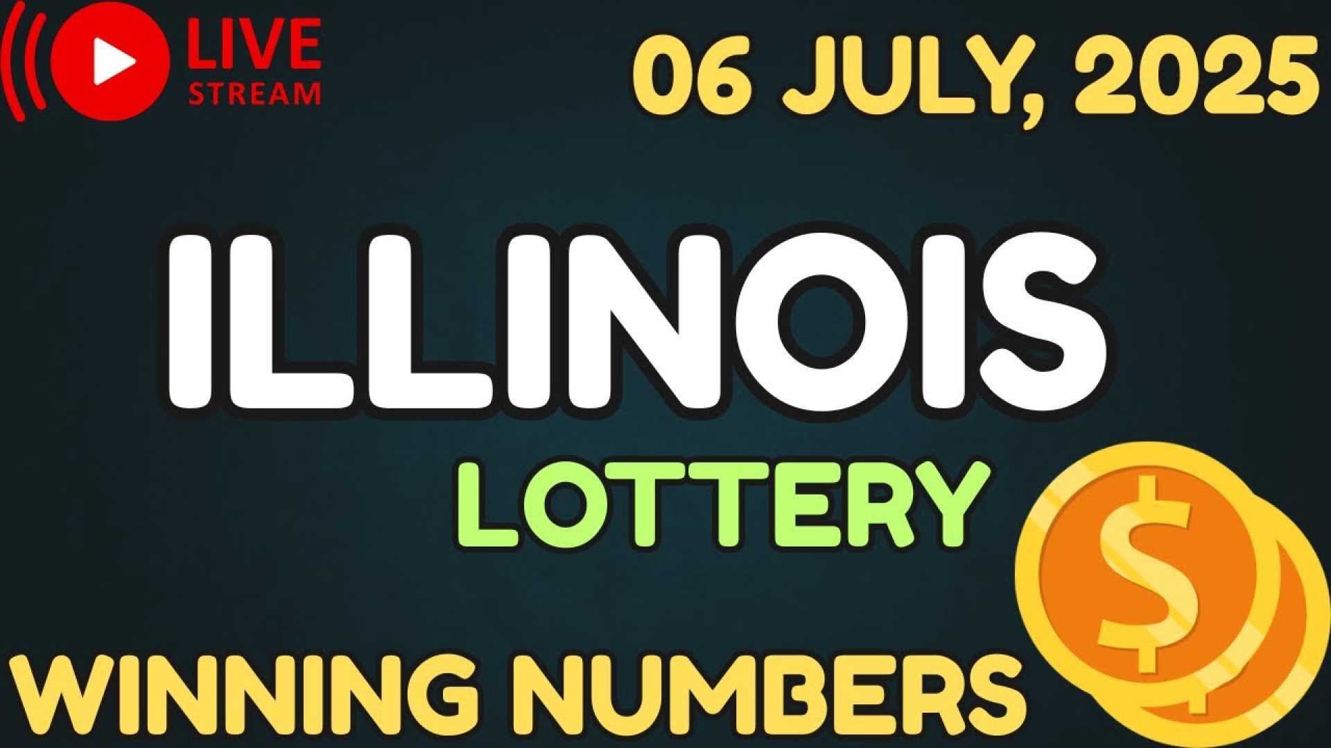 Illinois Lottery Draw Results July 2025