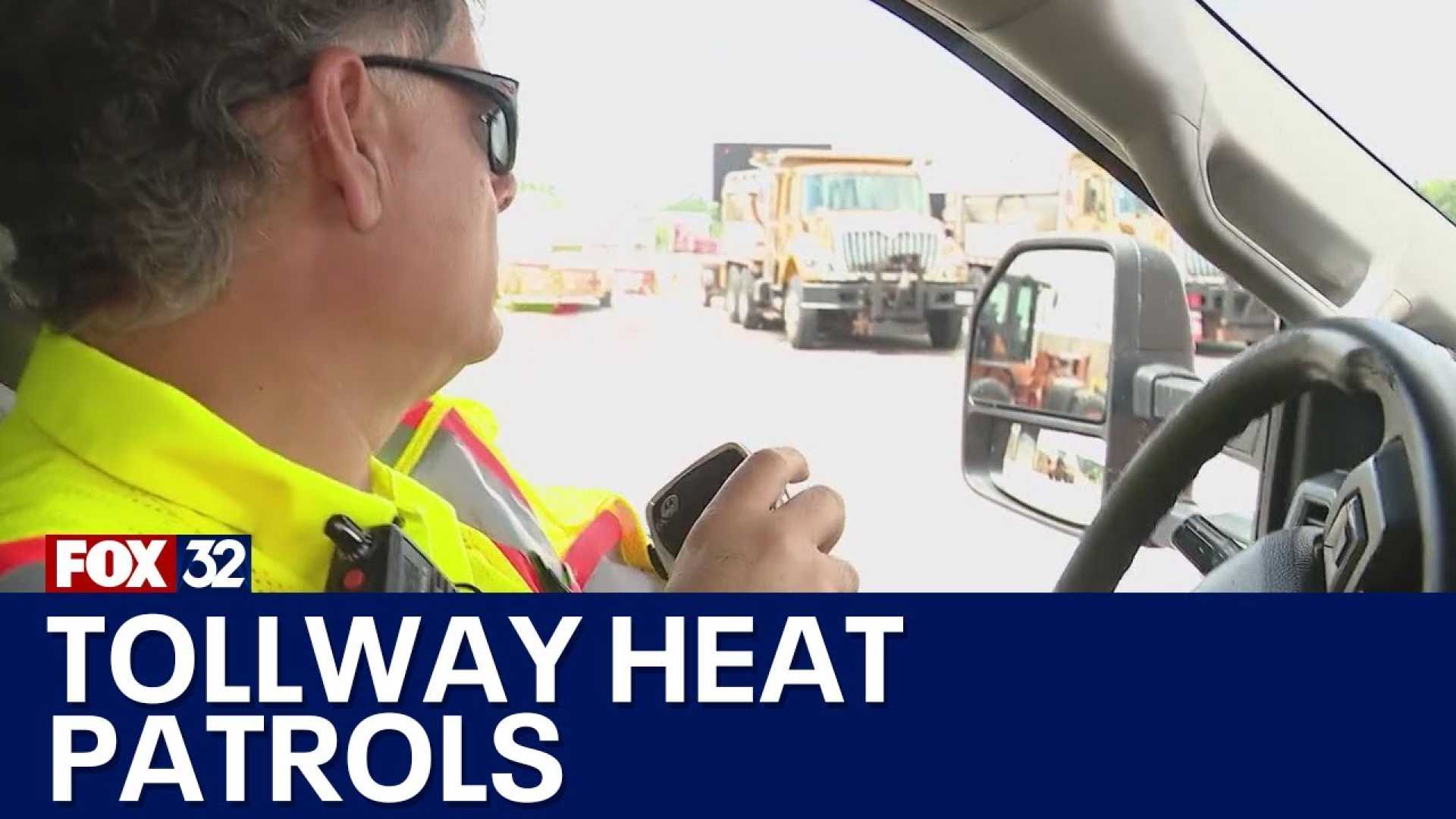 Illinois Tollway Road Patrol Heat Wave