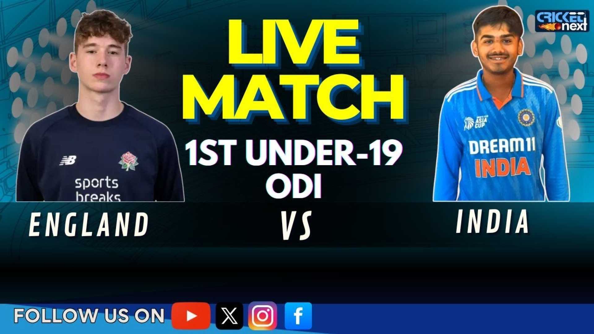 India U 19 England U 19 Cricket Match